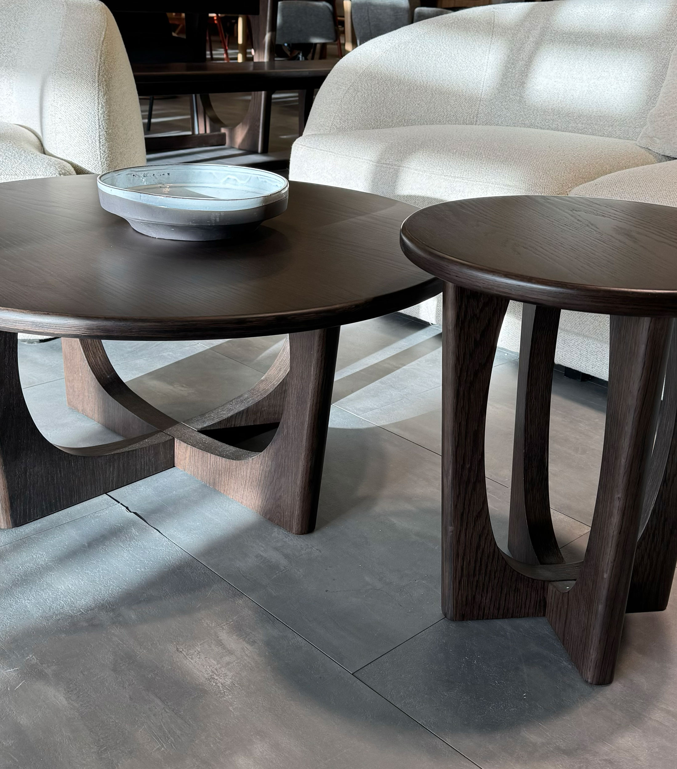 Mesa de centro Flow en madera de roble