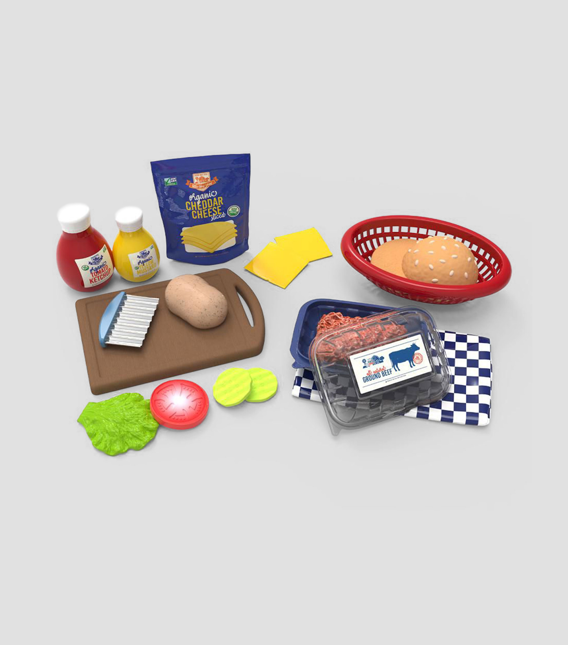 Set Creative Chefs Cheeseburger and Fries