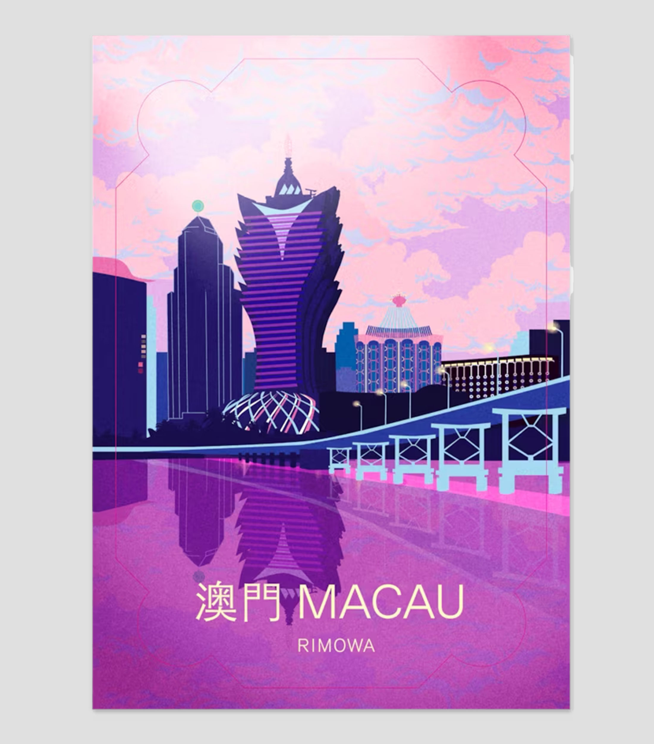 Sticker para maleta Macao