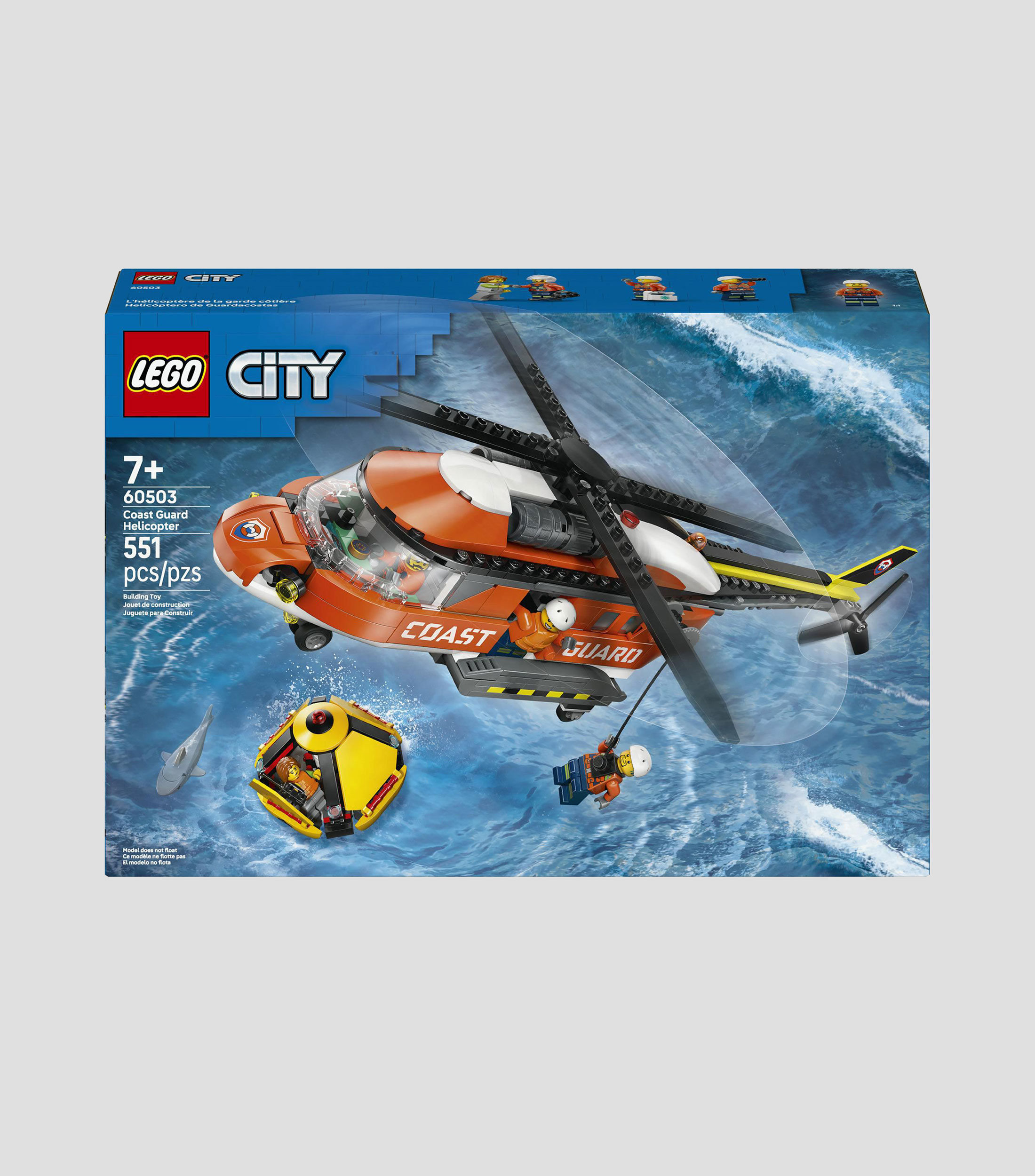 Lego City Exploration Helicóptero de Guardacostas
