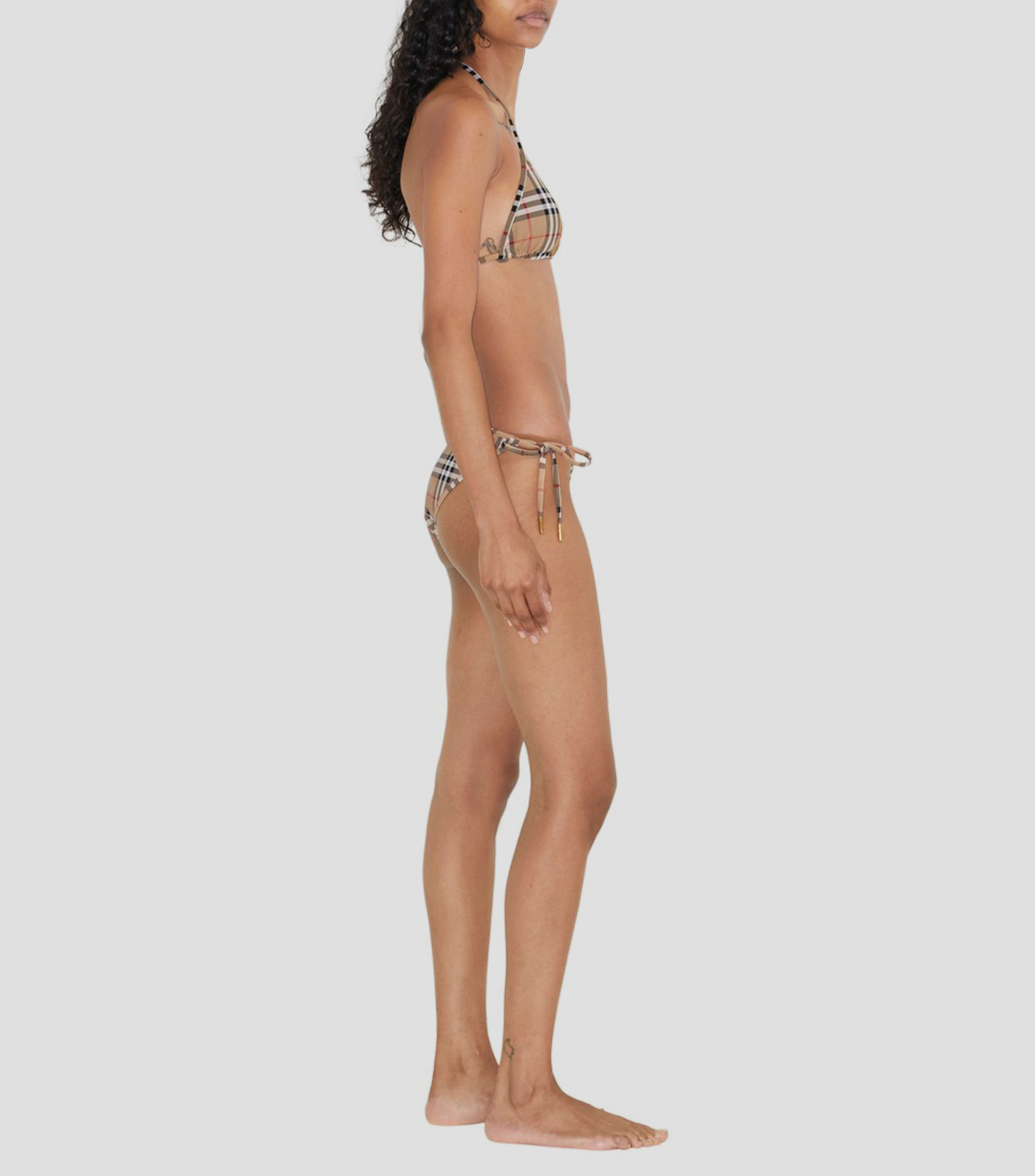 Bikini 2 piezas a cuadros Mujer