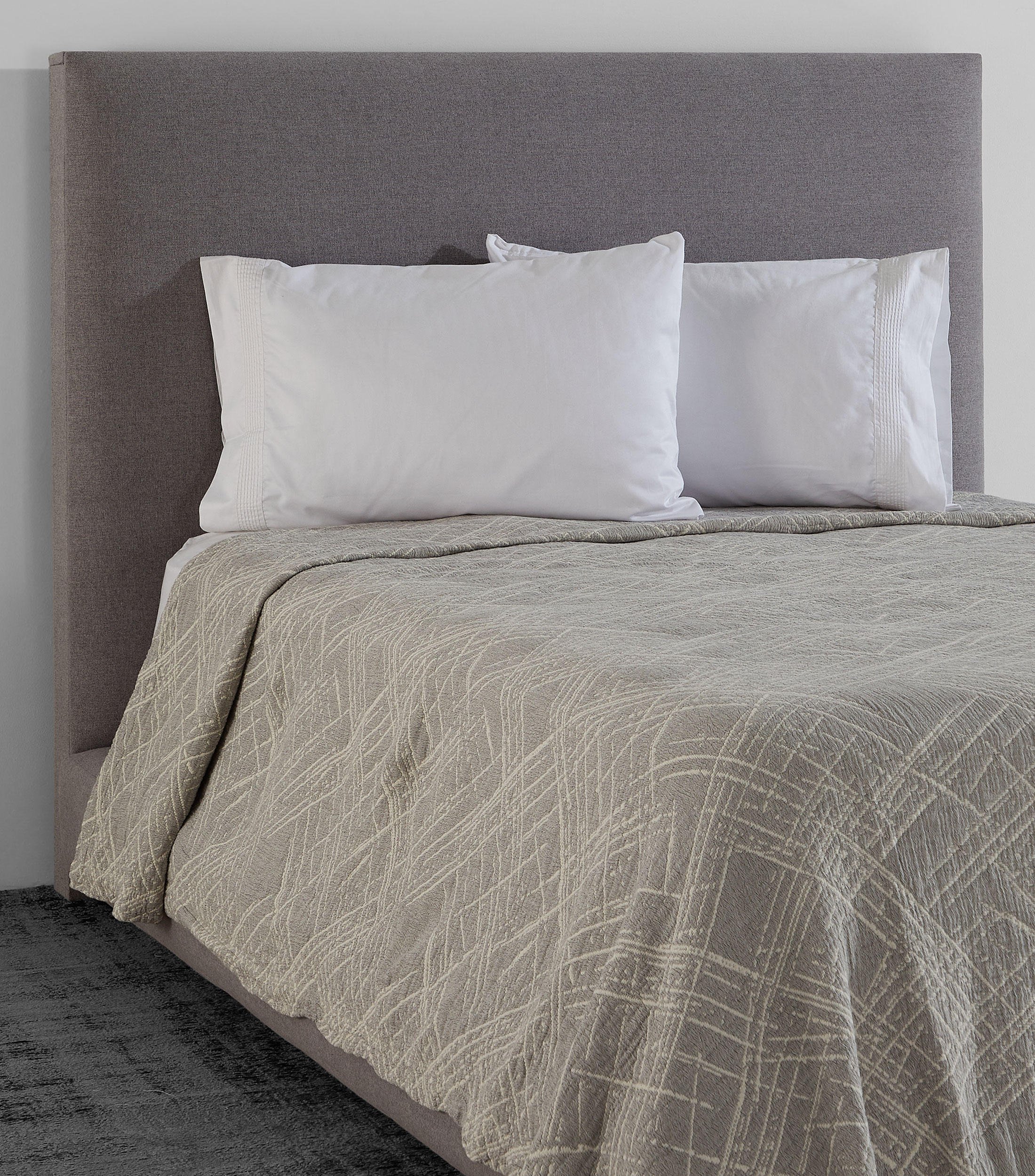 Cubrecama King Size Cuarzo Gris