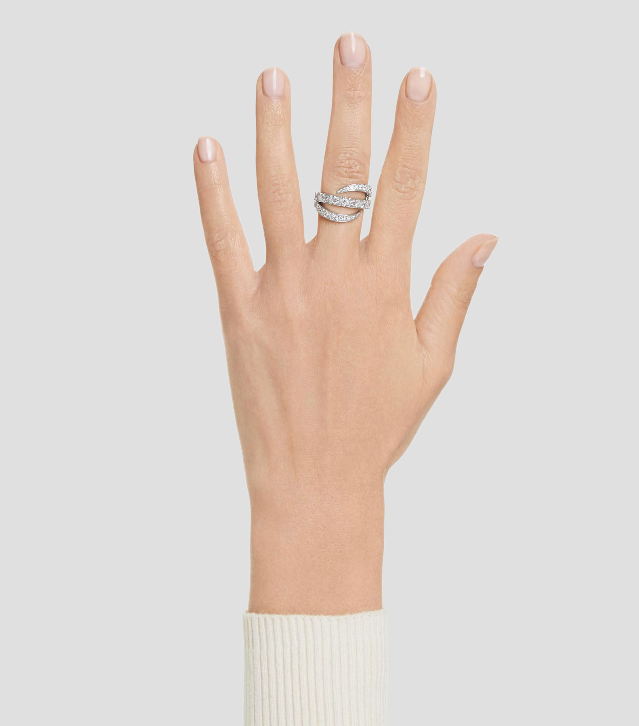 Anillo de tres bandas Vienna con Swarovski Zirconia Mujer