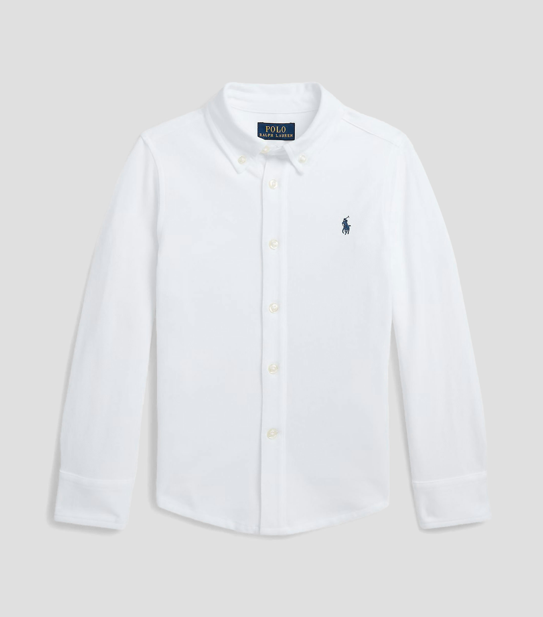 Camisa lisa manga larga Bebé