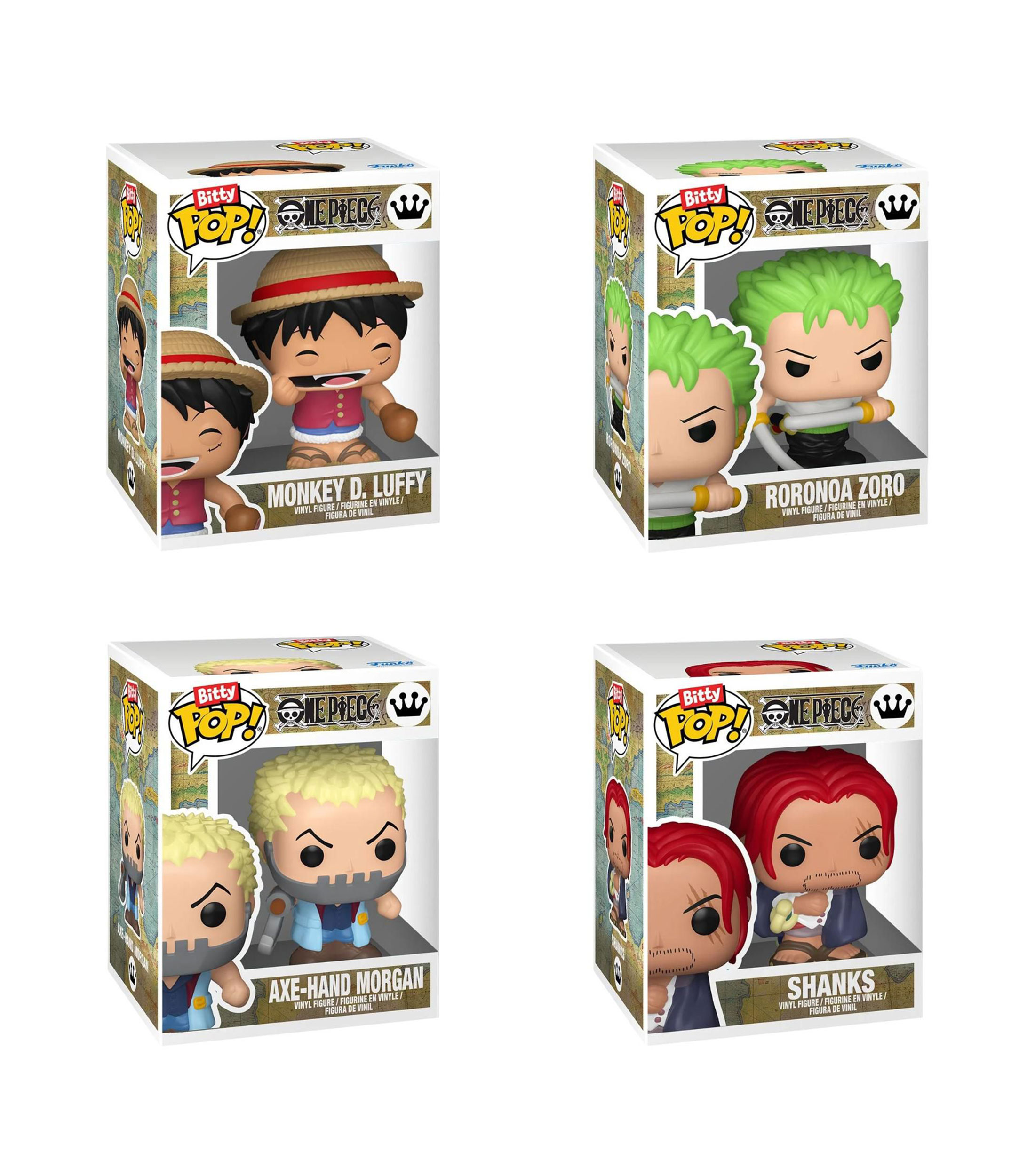 Funko Bitty Pop One Piece 4 Pack