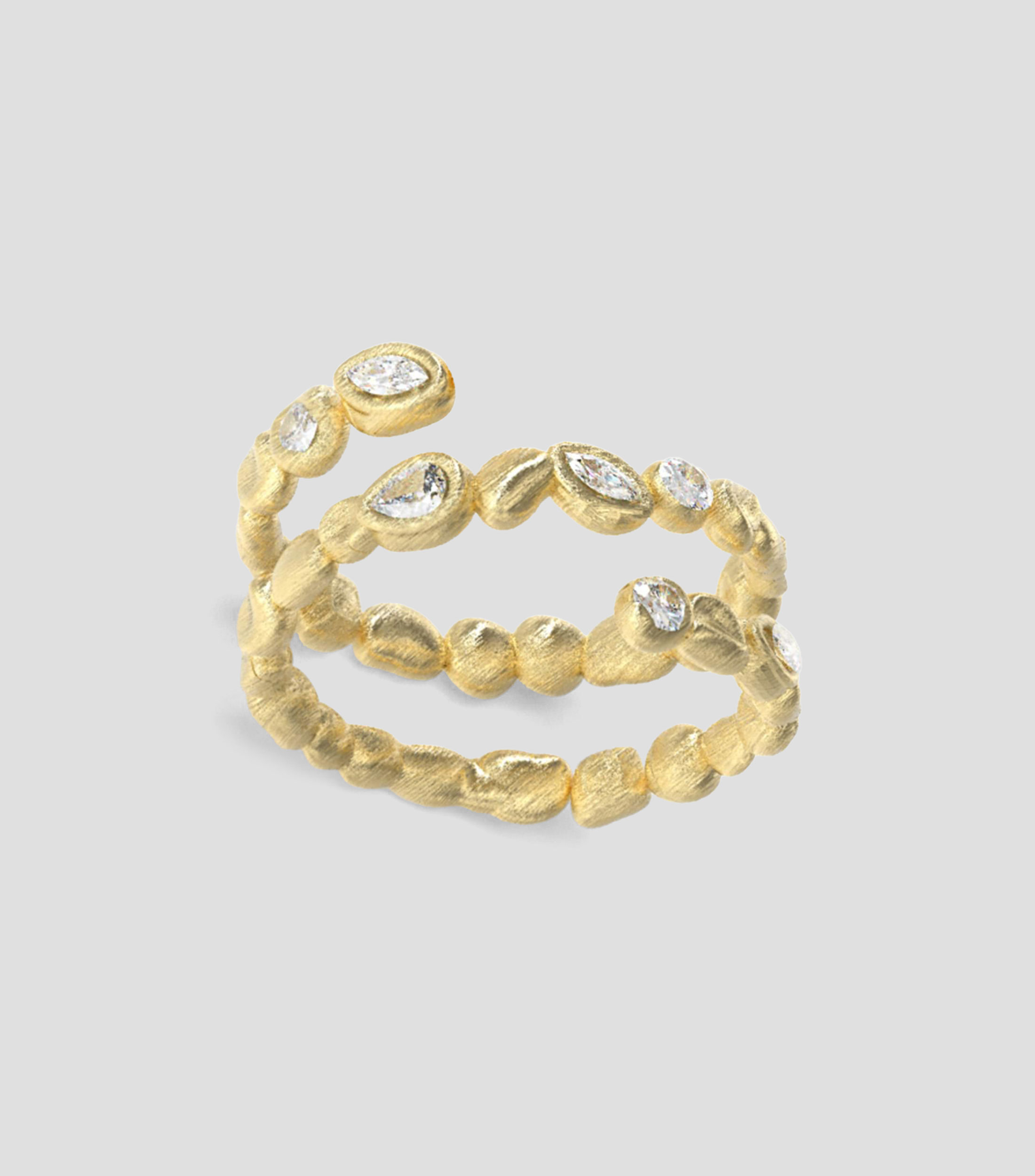 Anillo abierto Panarea con circonias Mujer Guess