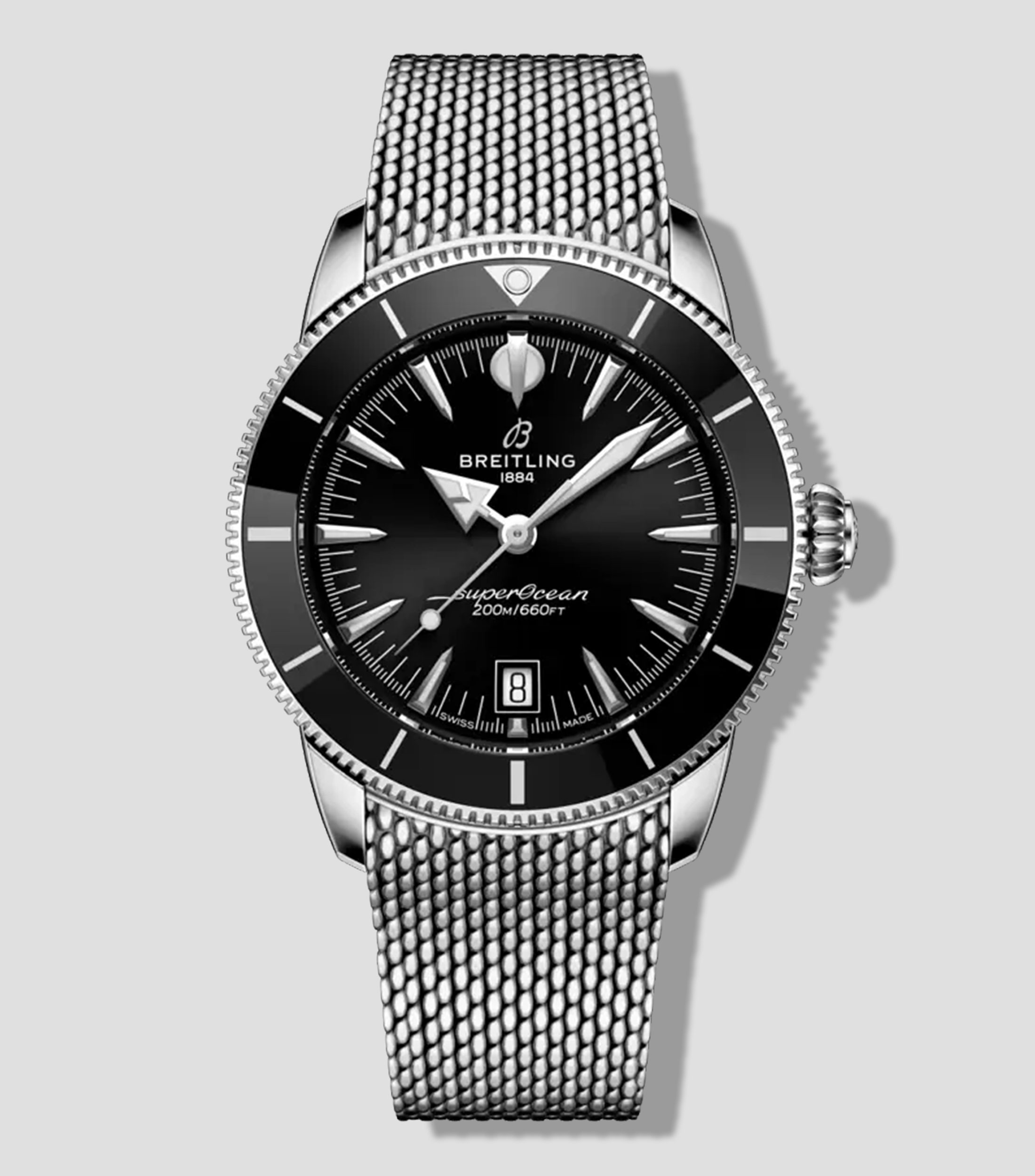 Reloj para Hombre Superocean Heritage B31 Automatic 42 deportivo plateado