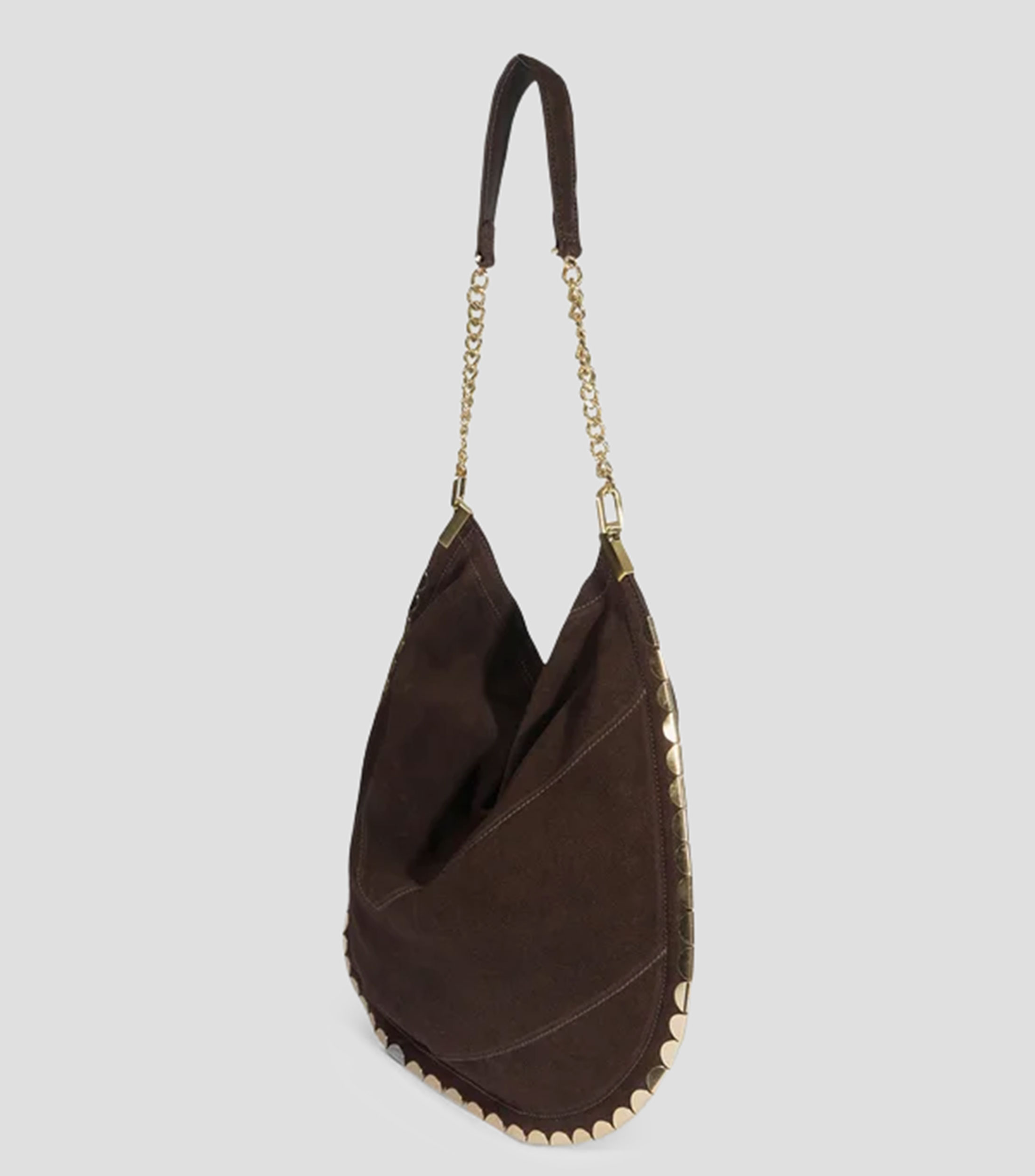 Bolsa hobo en piel Freja lisa Mujer