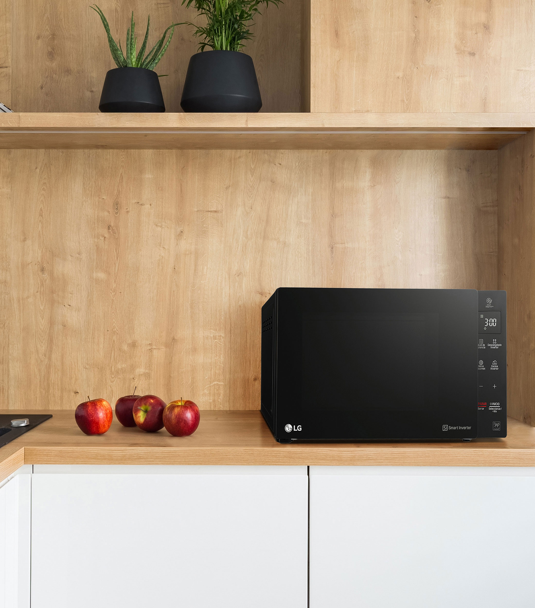 Horno de Microondas NeoChef 1.5 pies MS1536GIS Negro