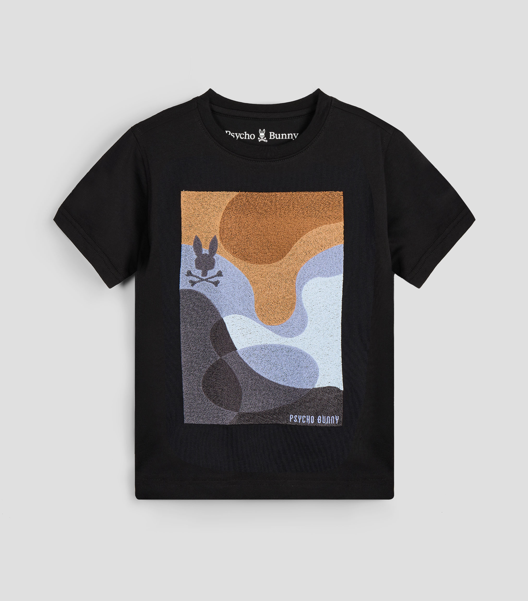 Playera cuello redondo manga corta estampada Niño