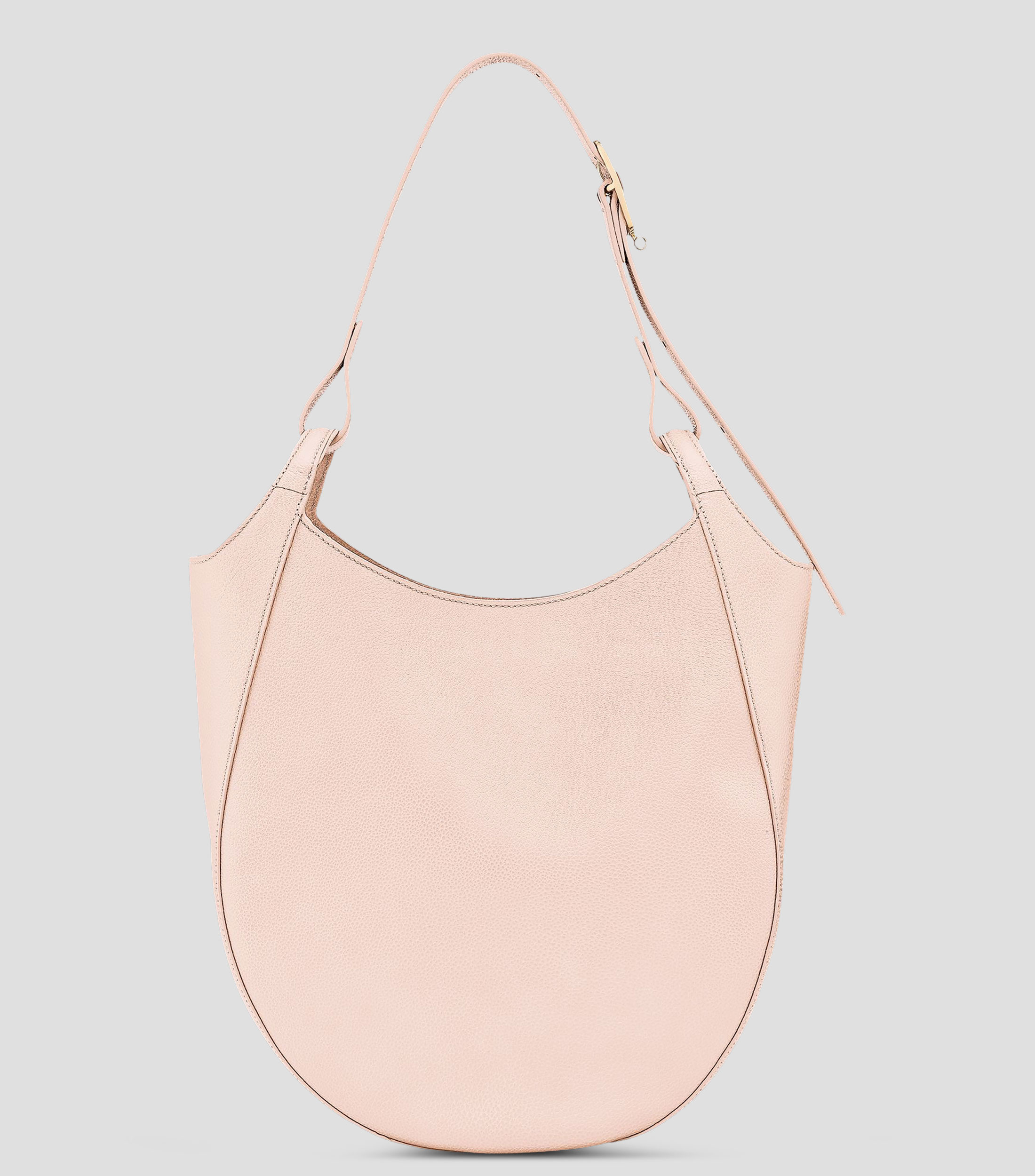 Bolsa Shoulder en cuero de vaqueta granulada Mujer