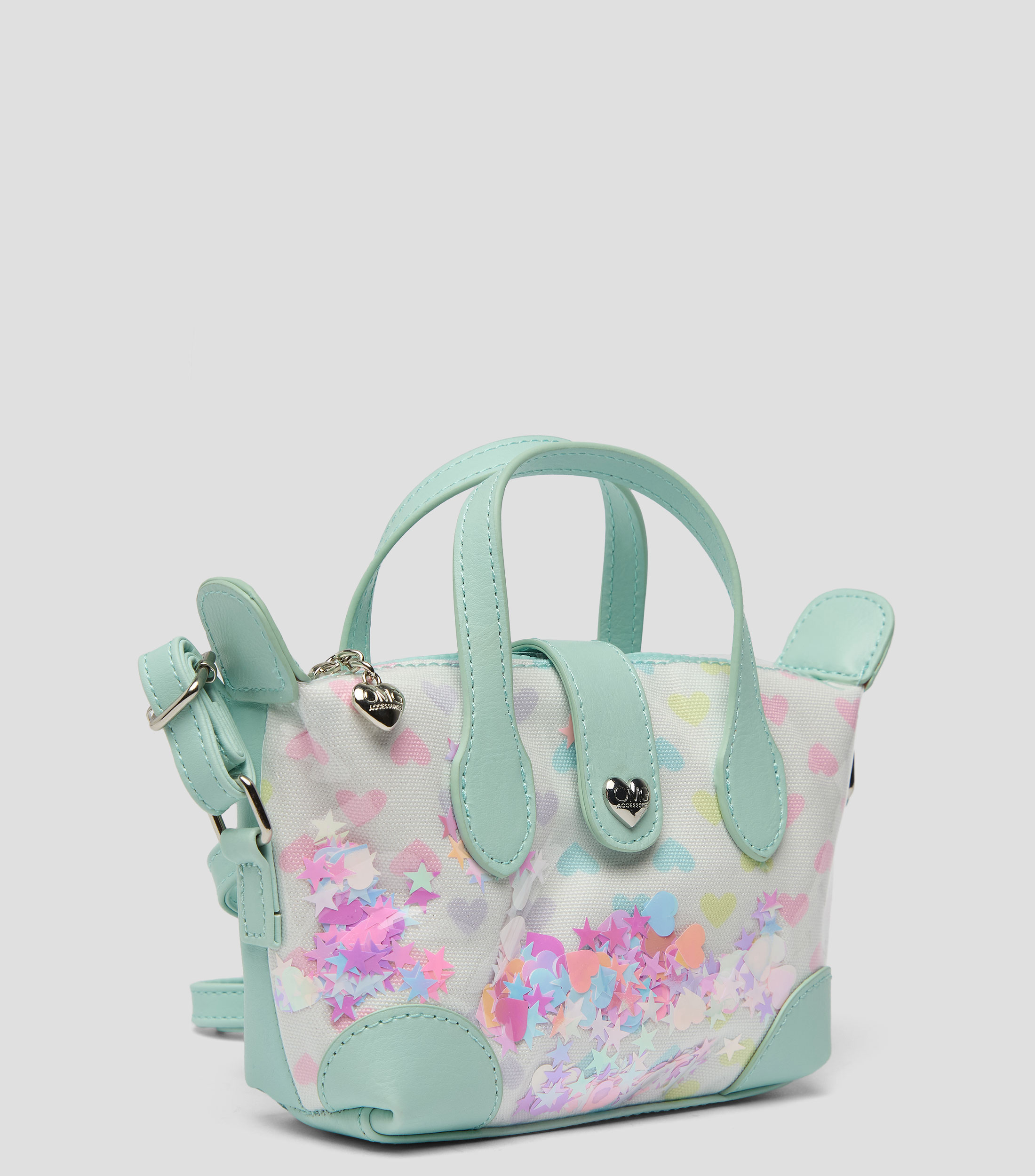 Bolsa crossbody con corazones y estrellas Niña