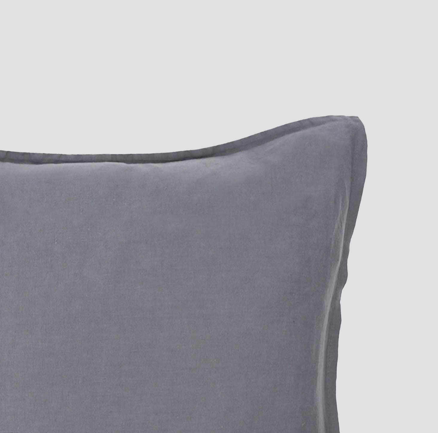 Funda para cojín gris