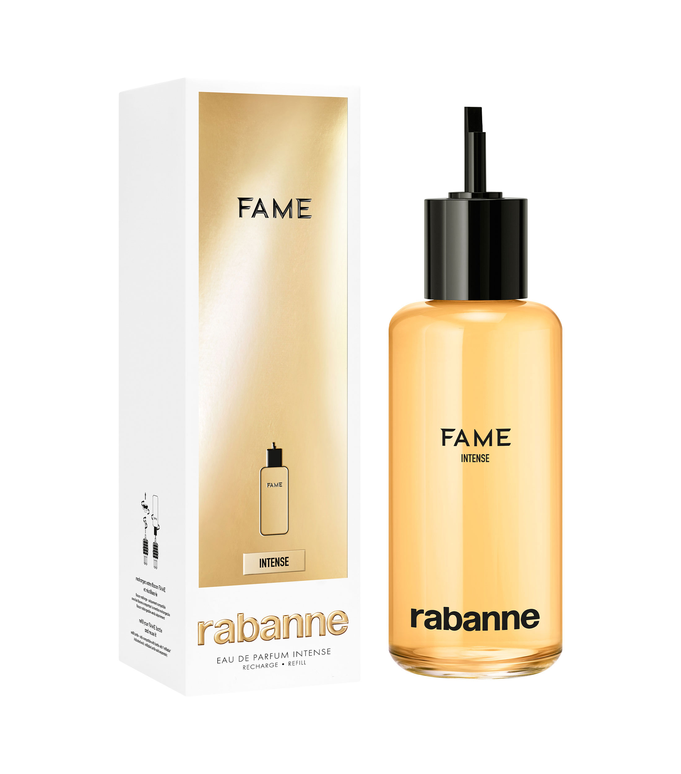Perfume Fame Intense, Eau de Parfum Refill 200 ml para Mujer