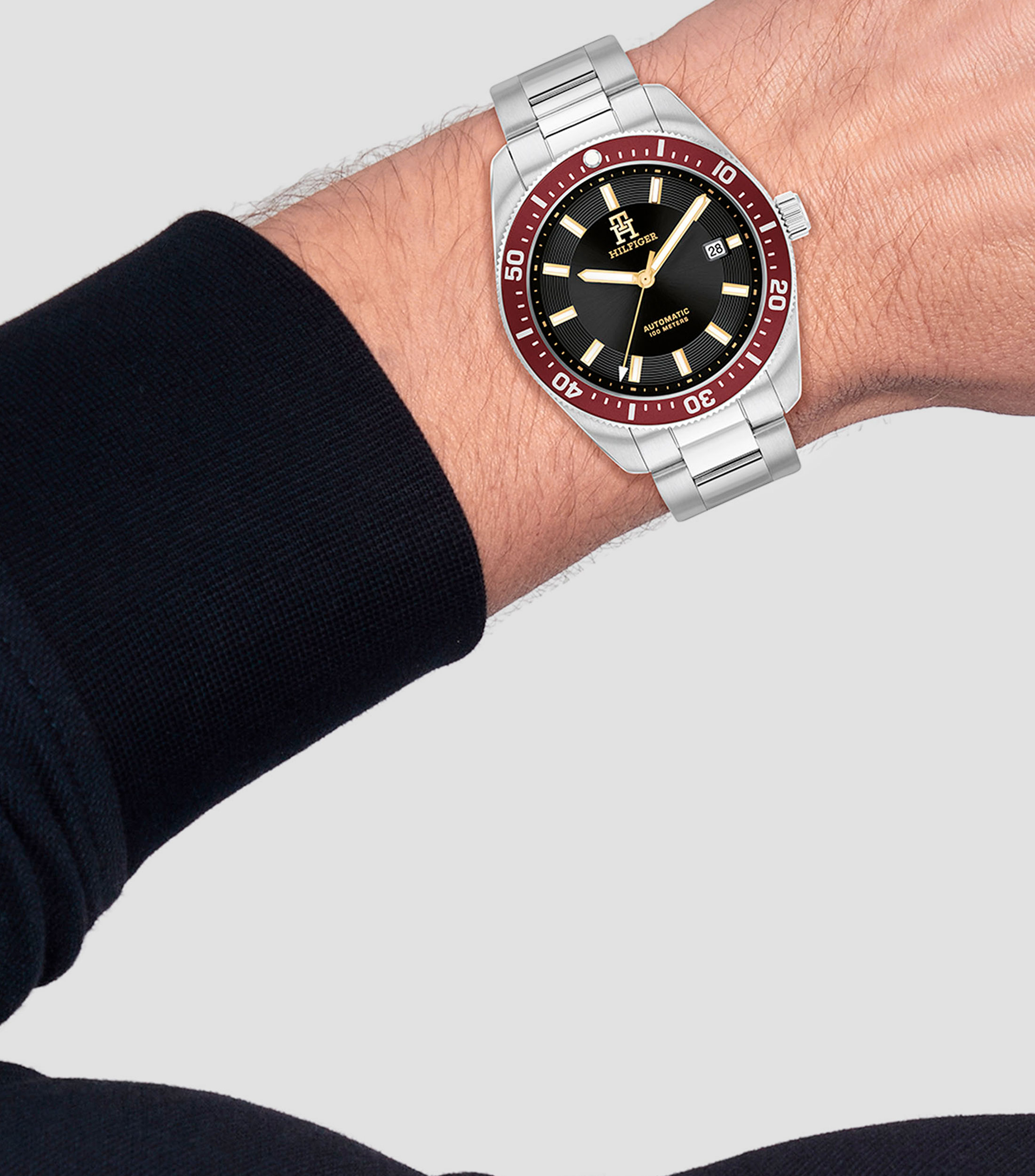 Reloj para Hombre TH85 Deportivo, Plateado