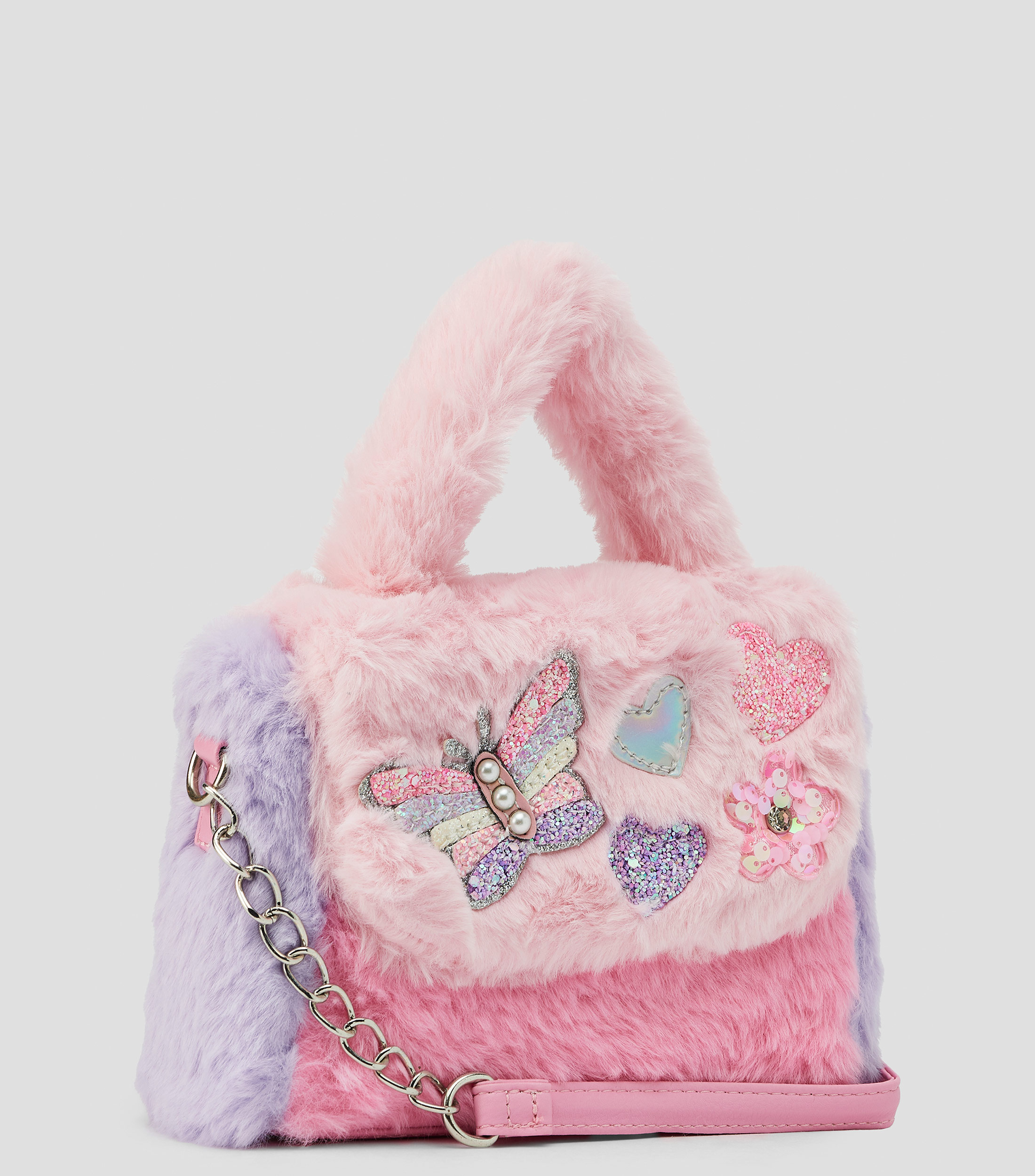Bolsa shoulder Peluche Faux Mariposa Niña