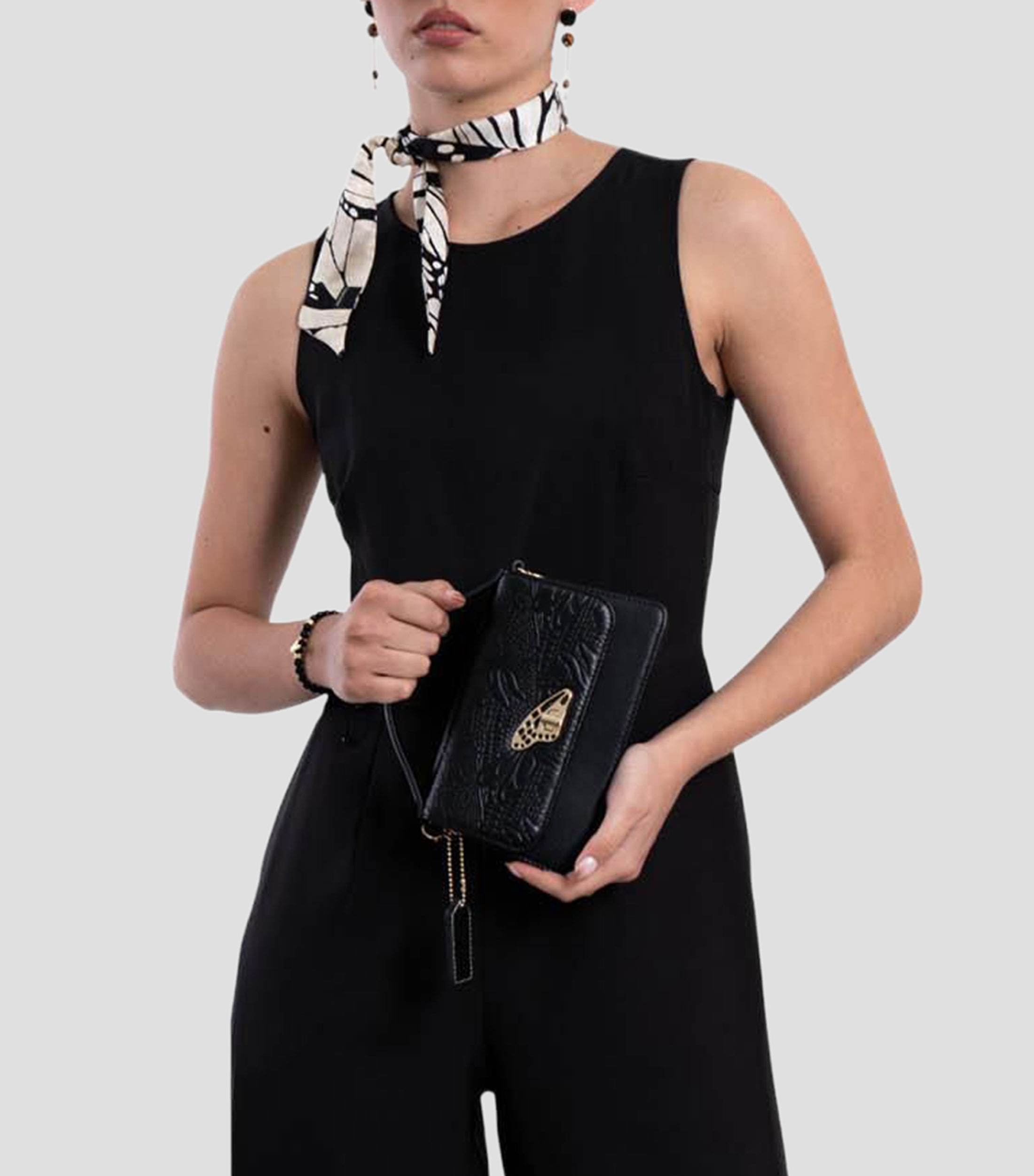 Bolsa Crossbody en piel fantasía Mujer