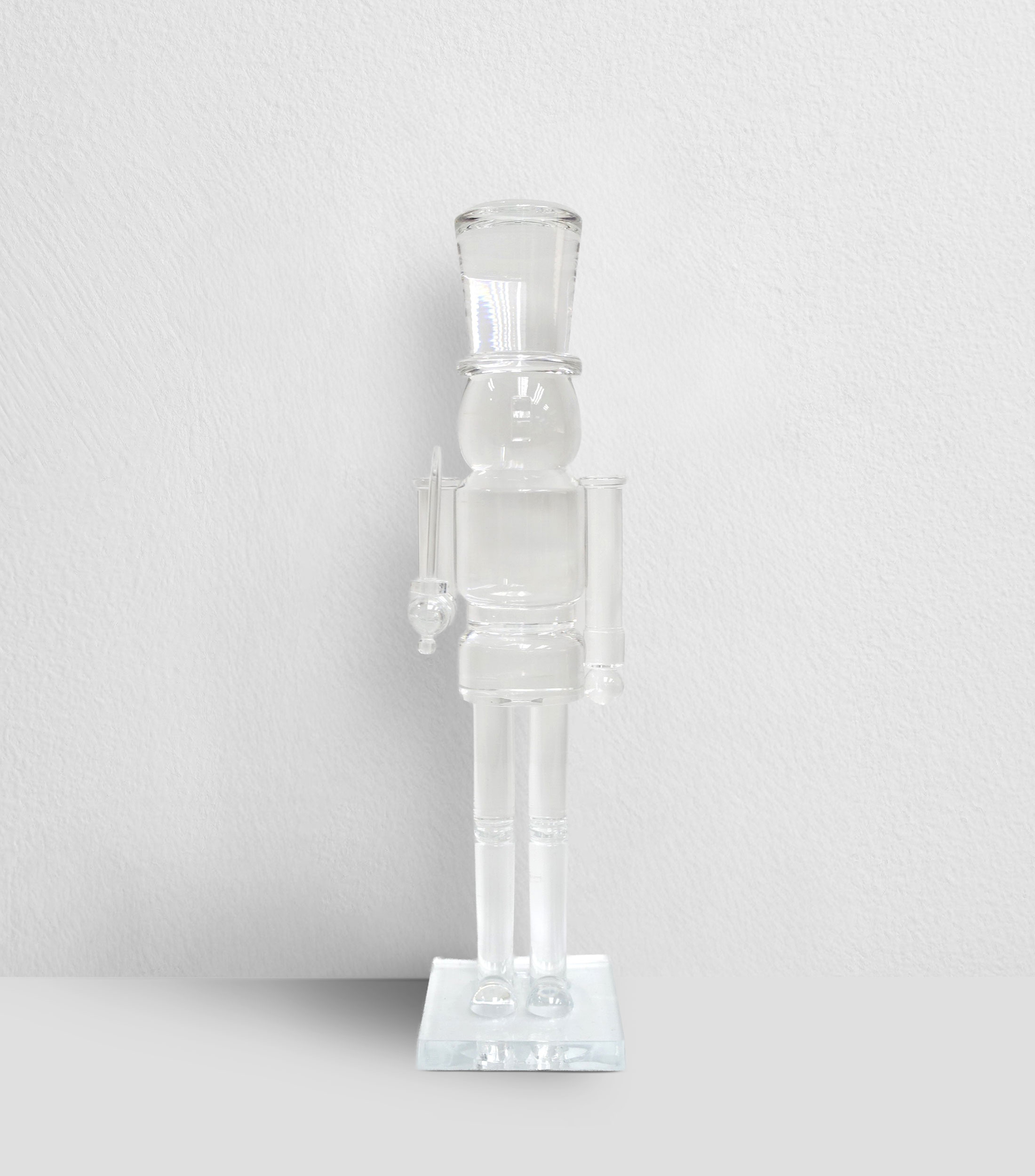 Figura Decorativa Navideña Cascanueces Chico en Plástico