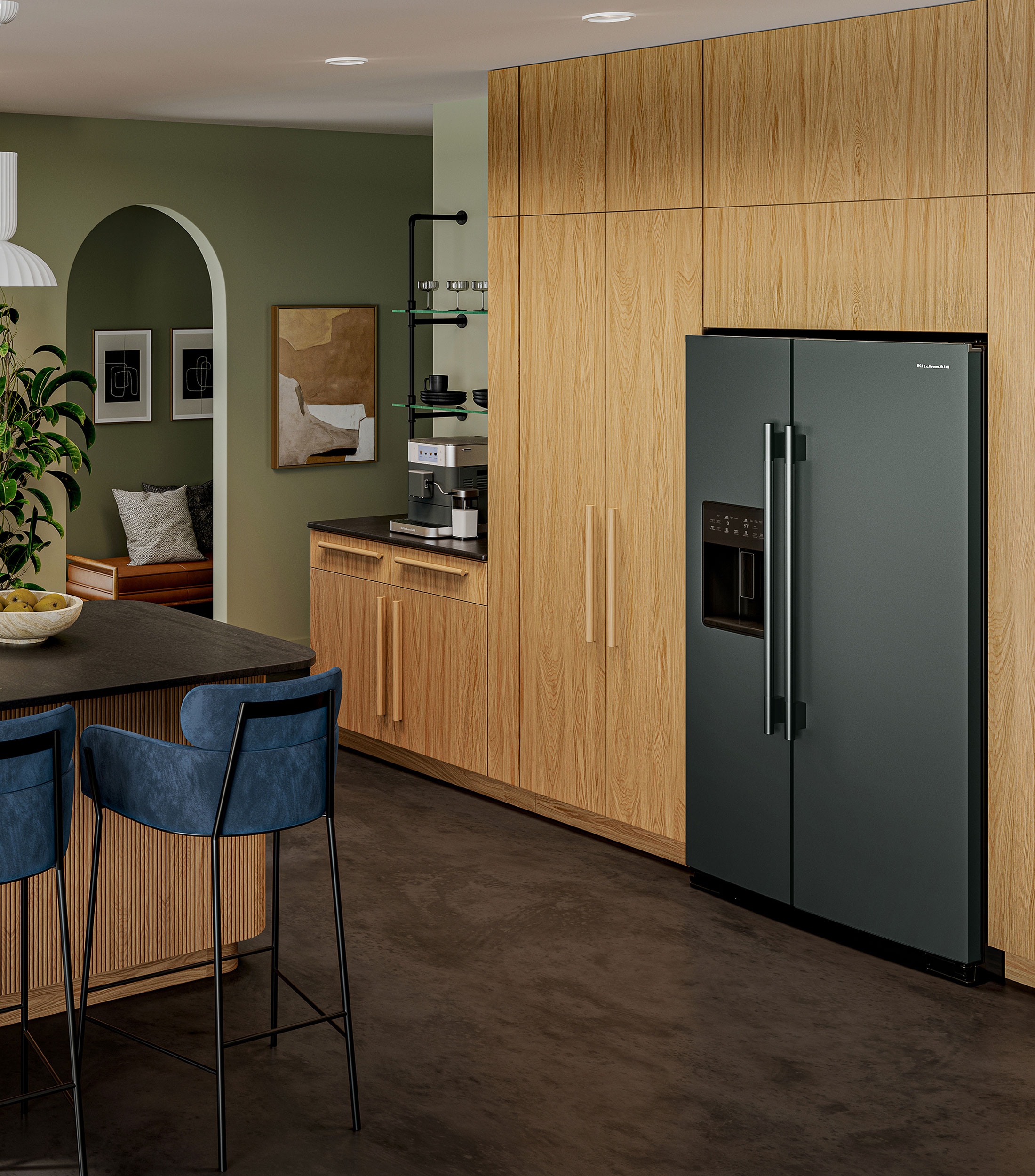 Refrigerador Duplex side-by-side 20.8 p3 KRSC536RJP