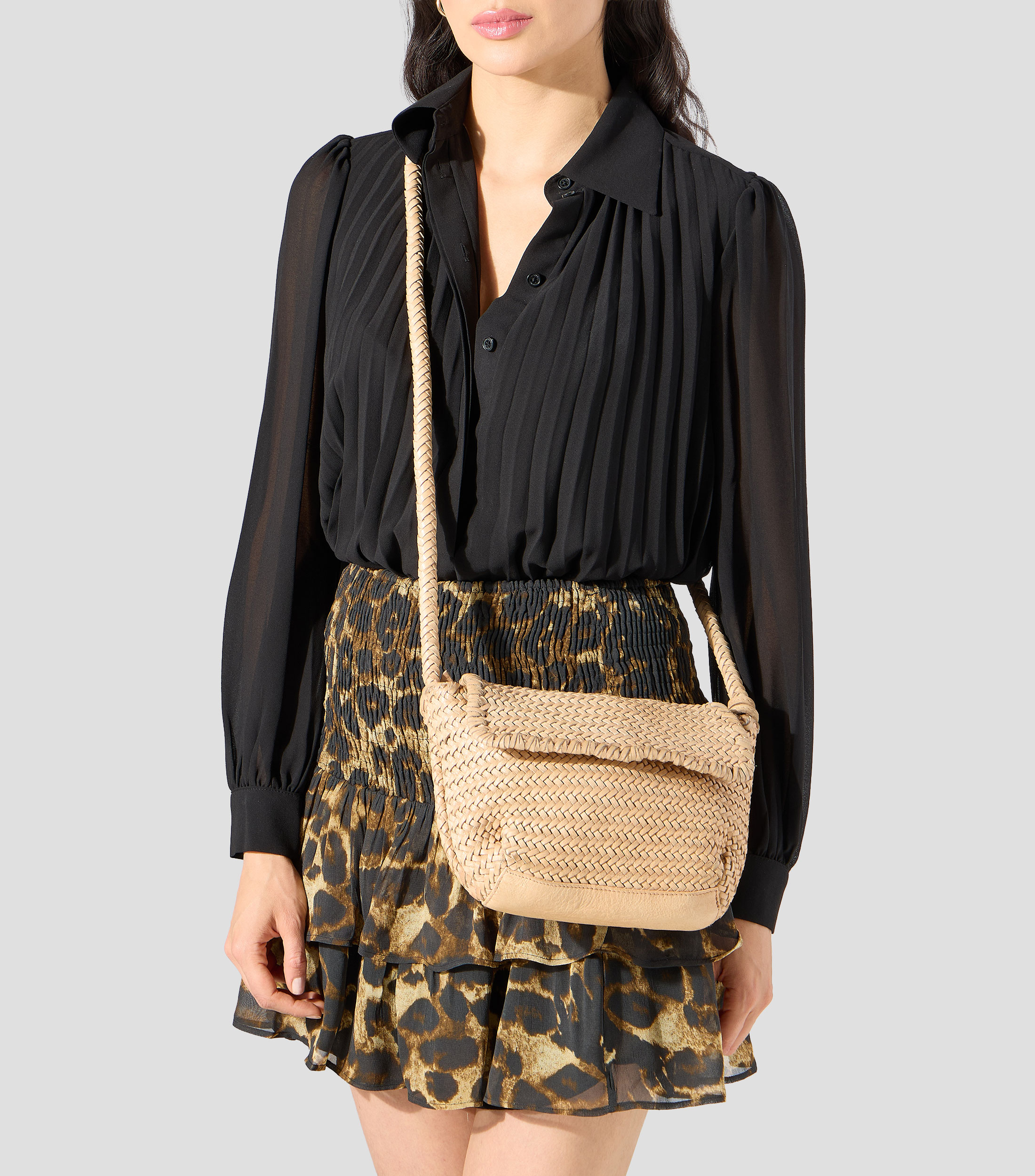 Bolsa Crossbody en piel Mujer