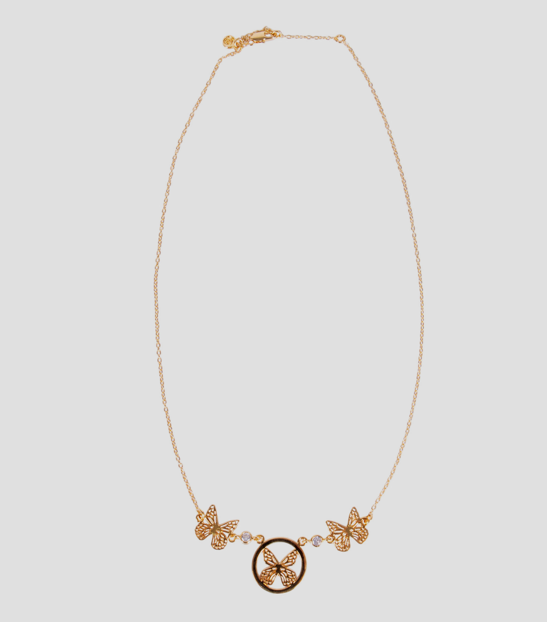 Collar Bisel Mariposas Mujer