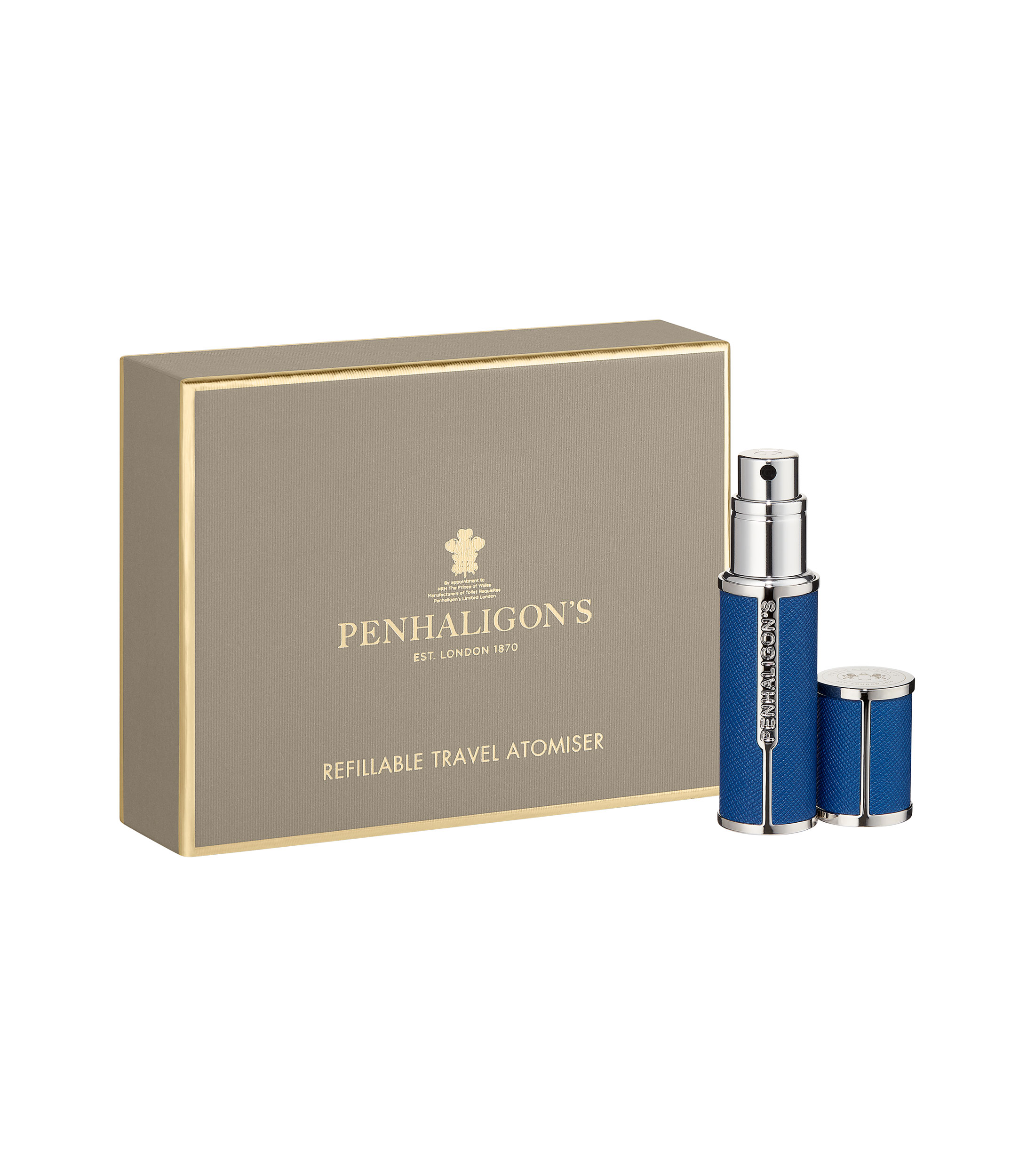 Atomizador Recargable de Perfume Azul, 5 ml