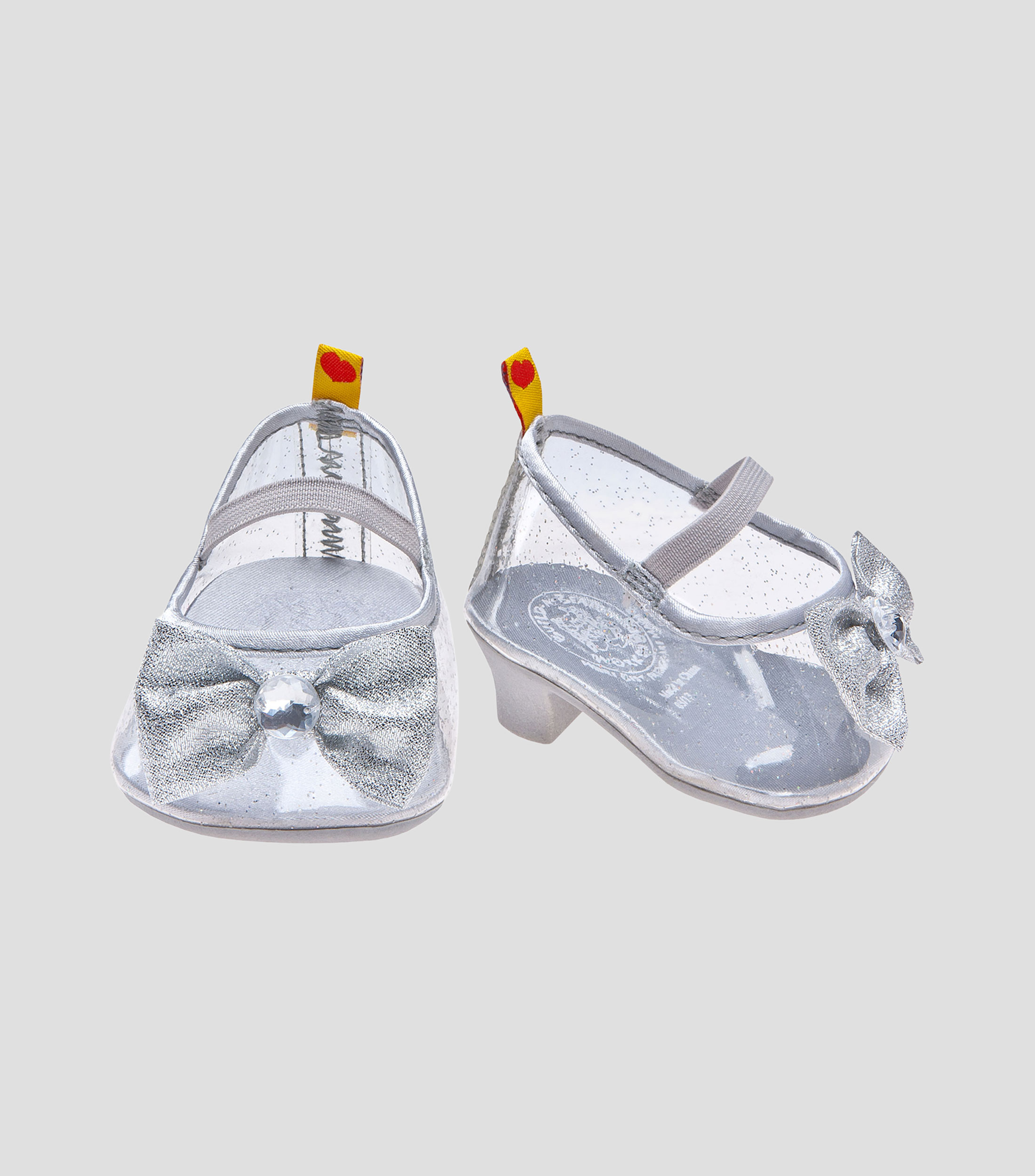 Tacones plateados