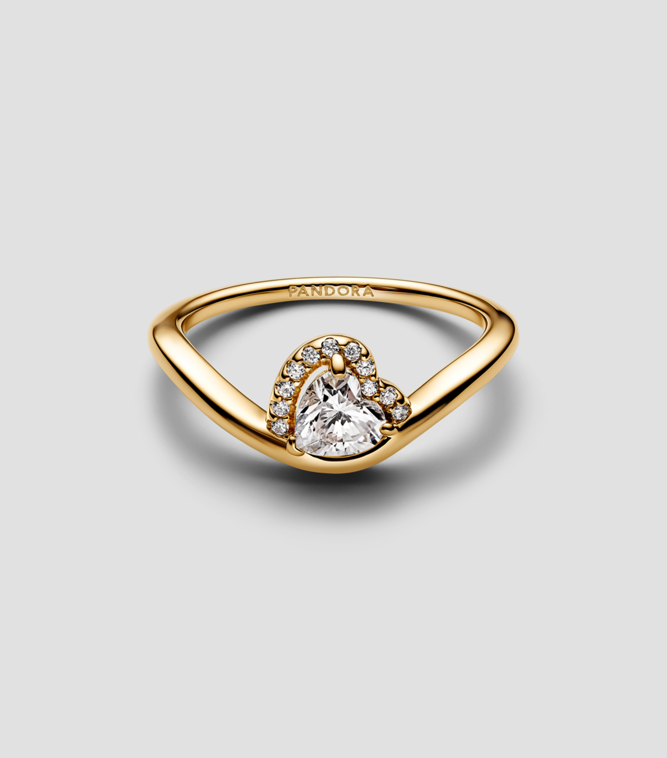 Anillo con corazon Mujer