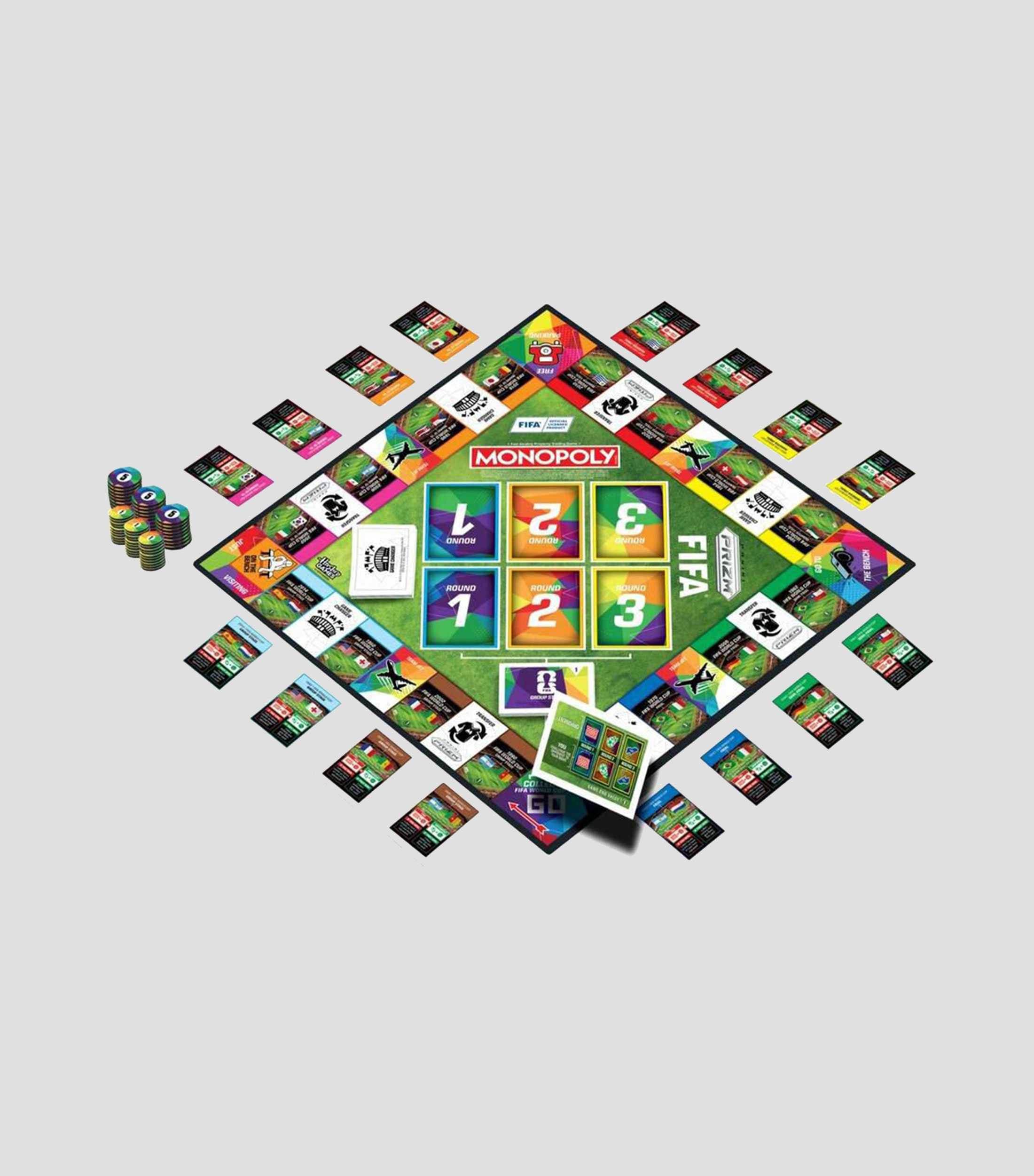Juego de mesa Monopoly Panini Prizm World Cup