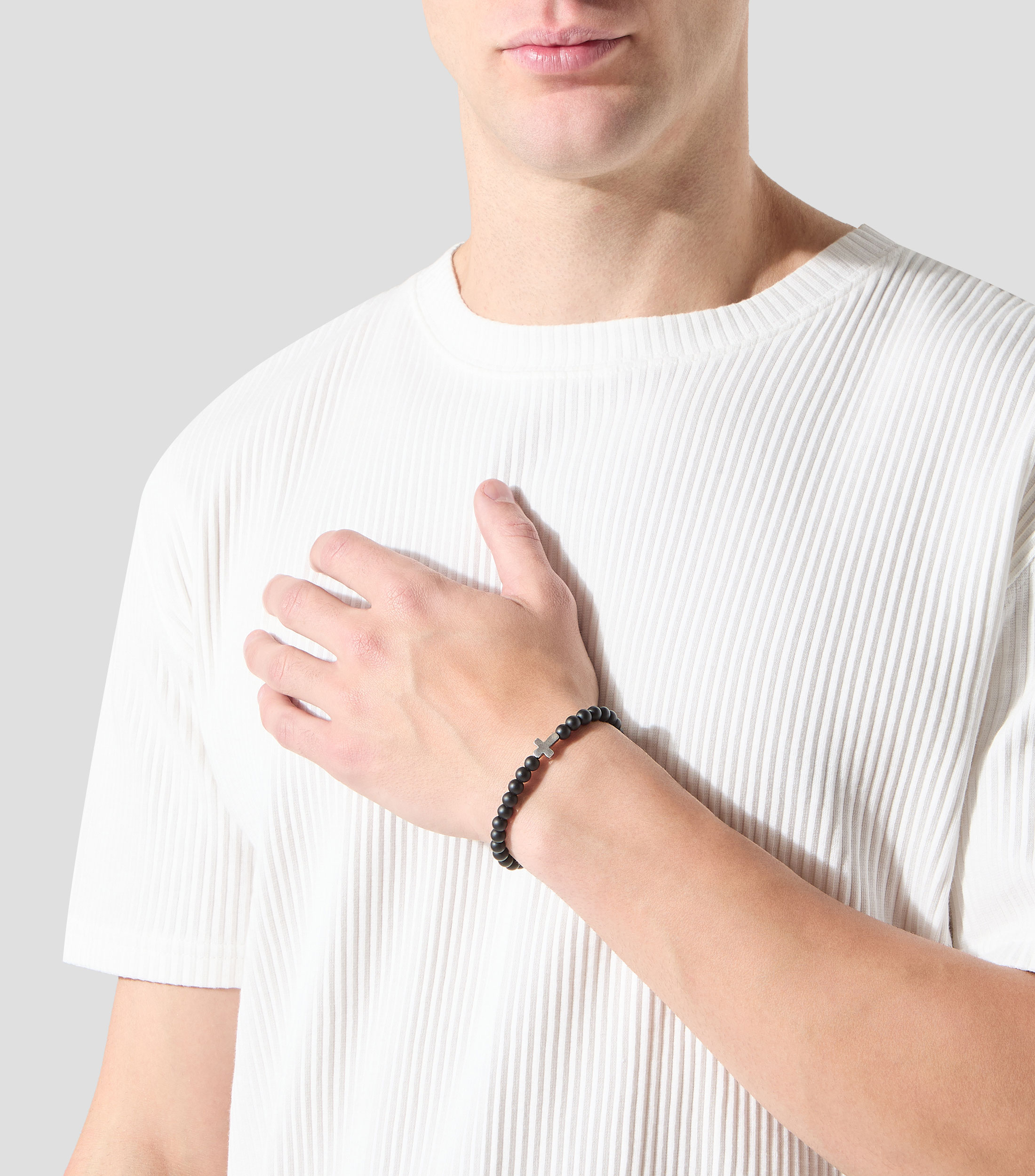 Pulsera con ónix Hombre