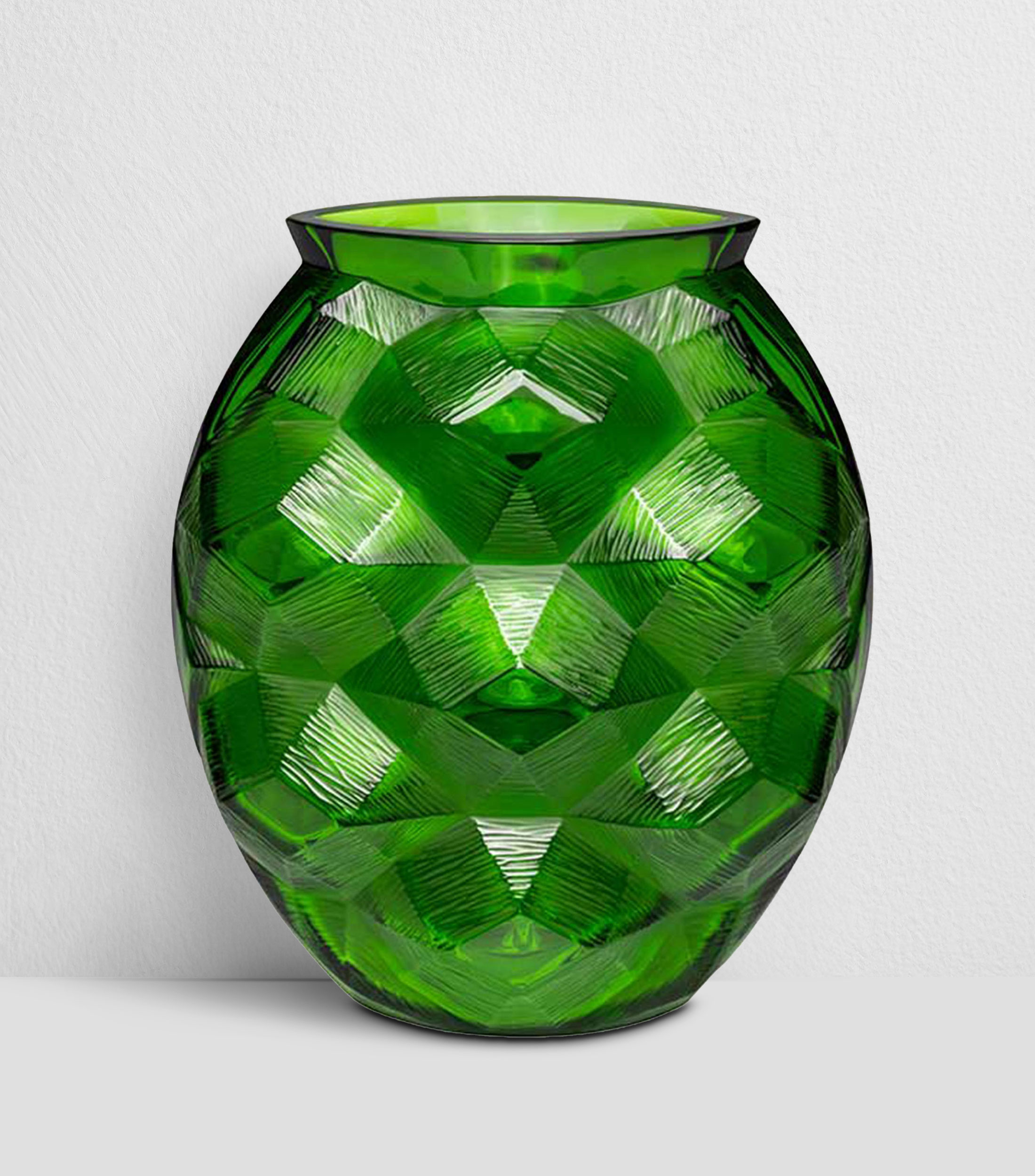 Florero Tortue en cristal amazonico