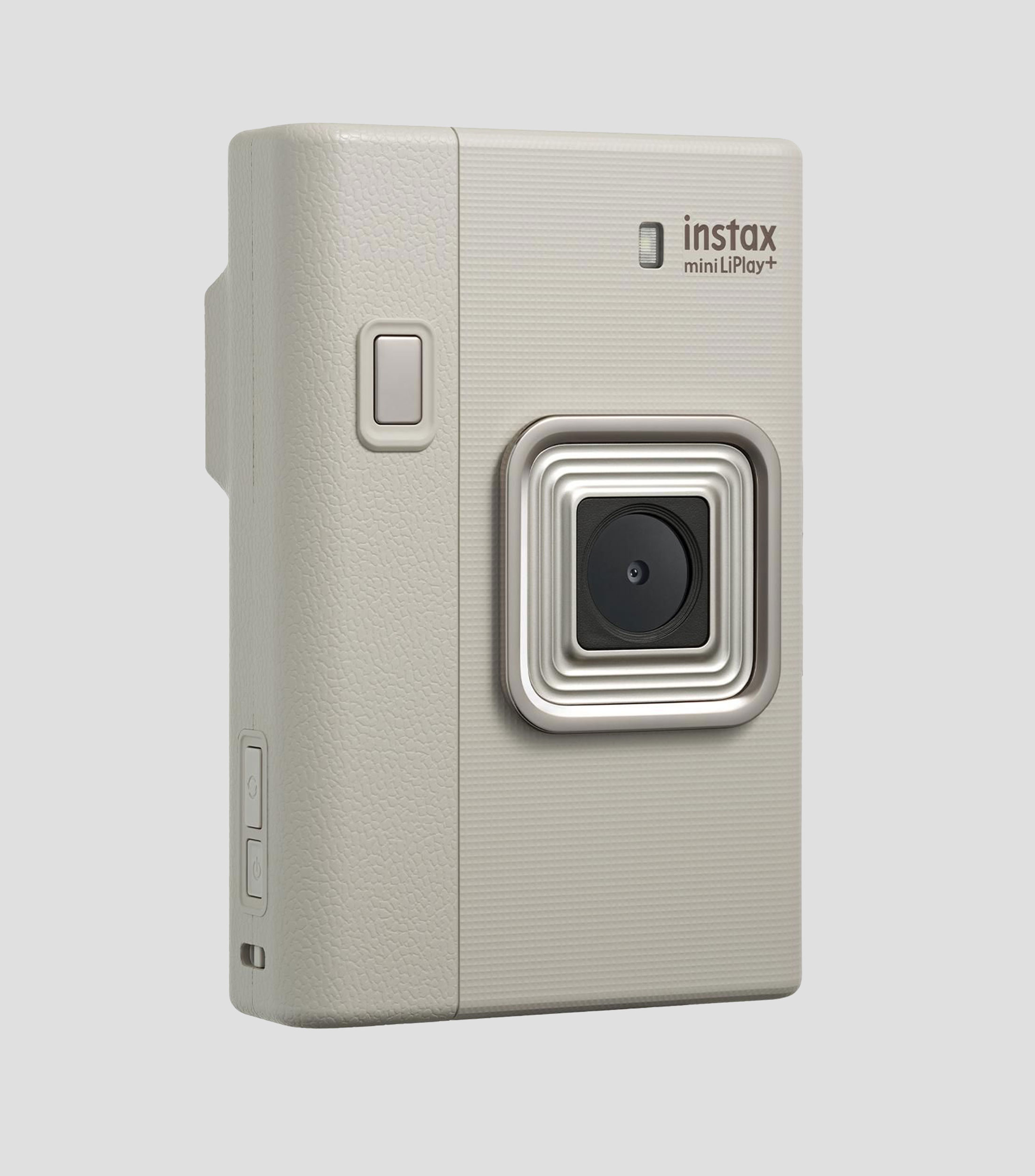 Kit Cámara Instantánea Instax Mini LiPlay+ Beige + Película Fujifilm instax mini PhotoSlide + Llavero instax mini Osito + Llavero instax mini Perrito + Portarretratos instax mini Nubes + Funda instax mini LiPlay+ Beige