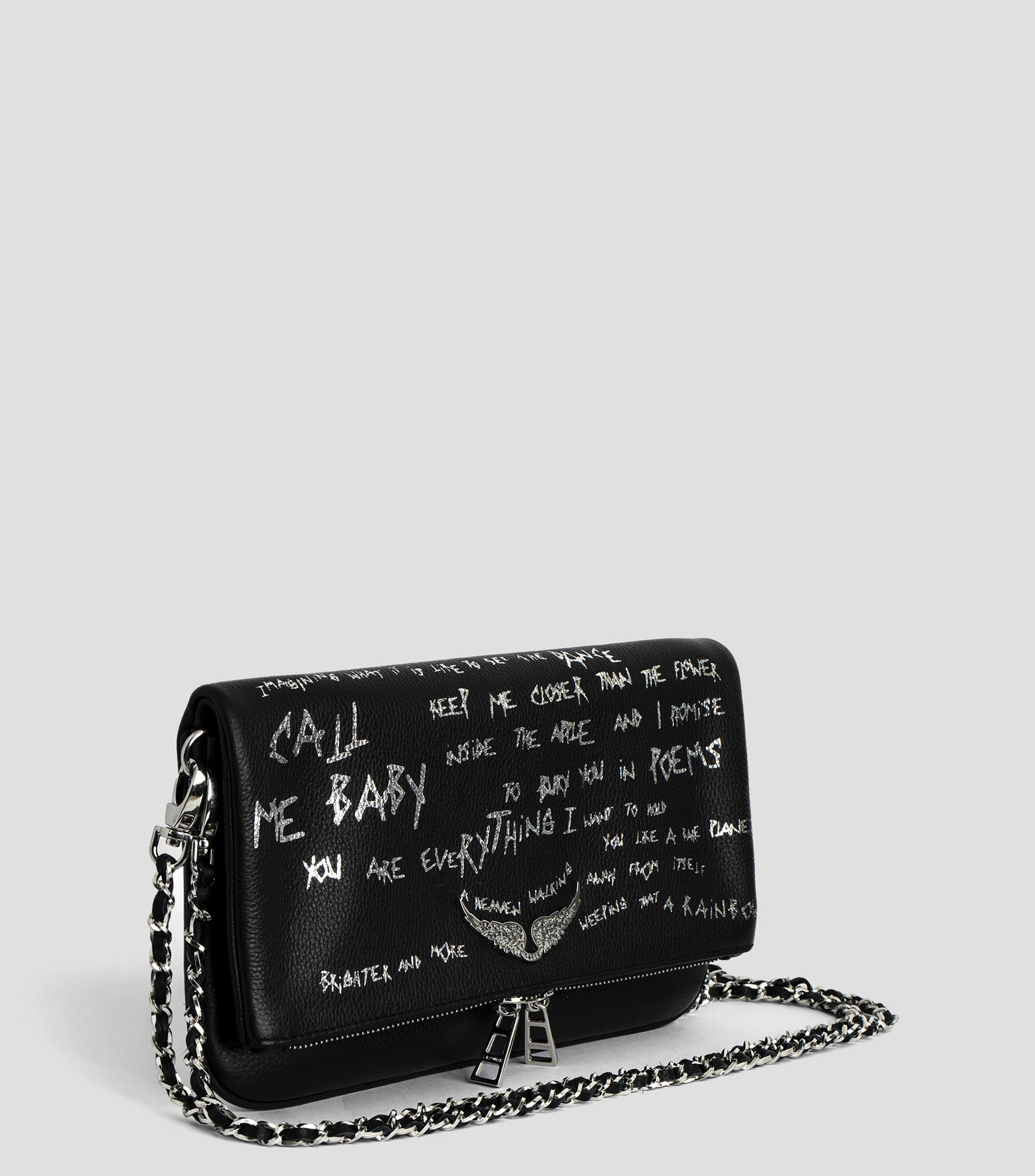 Bolsa Crossbody Rock Graffiti en Piel Mujer