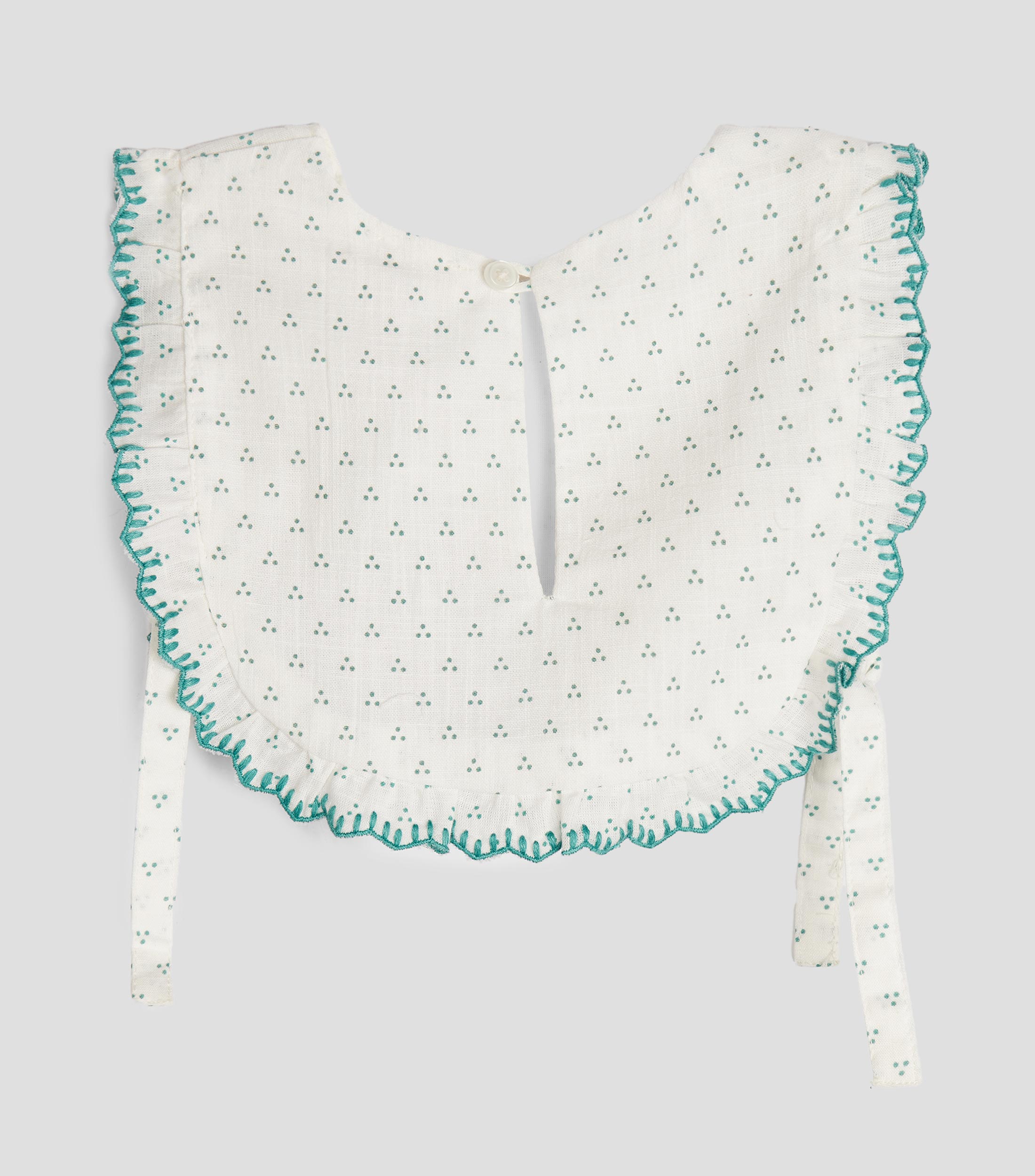Babero en algodón estampado Bebé