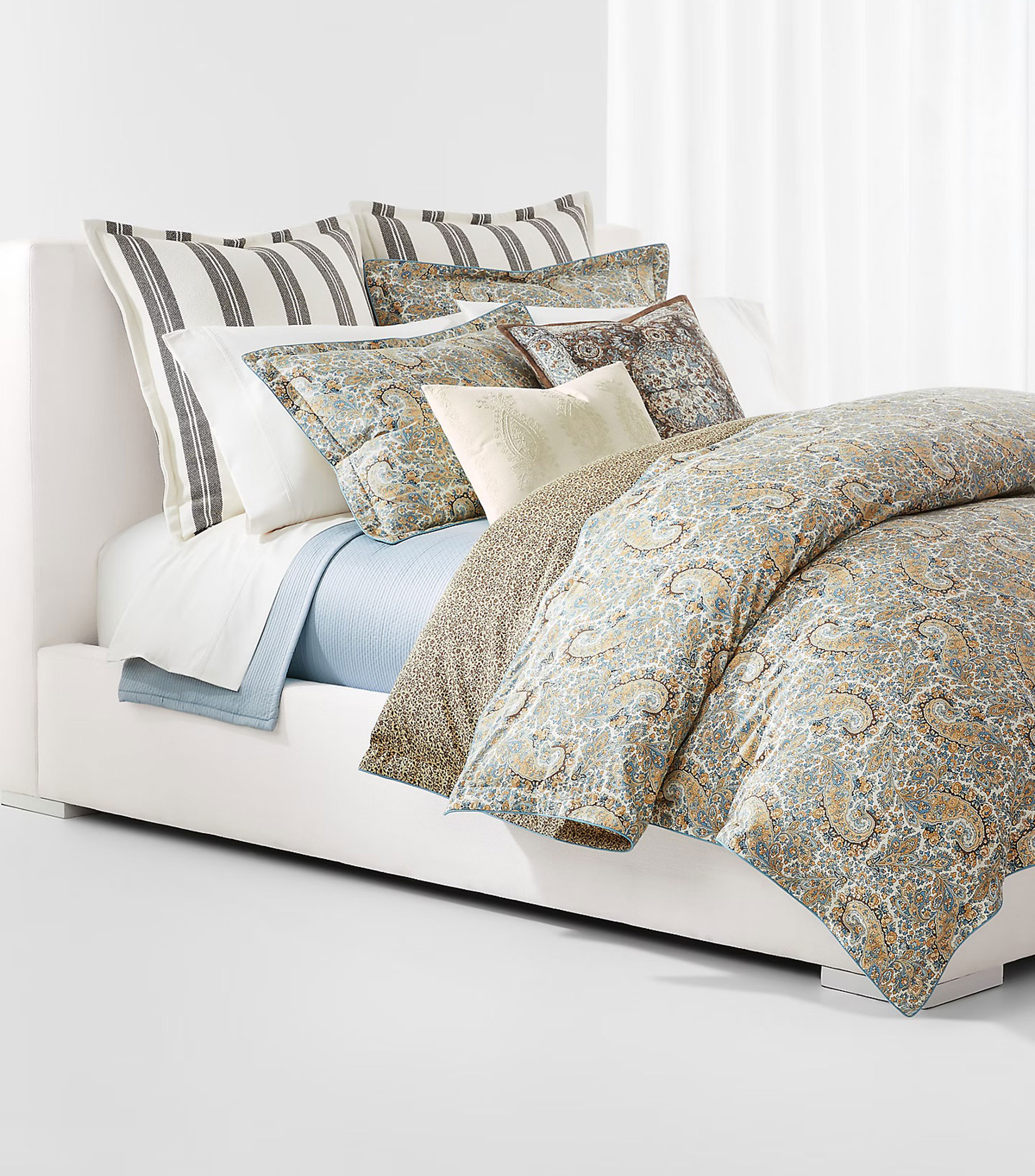 Juego de fundas para almohada Estándar en algodón Spencer crema