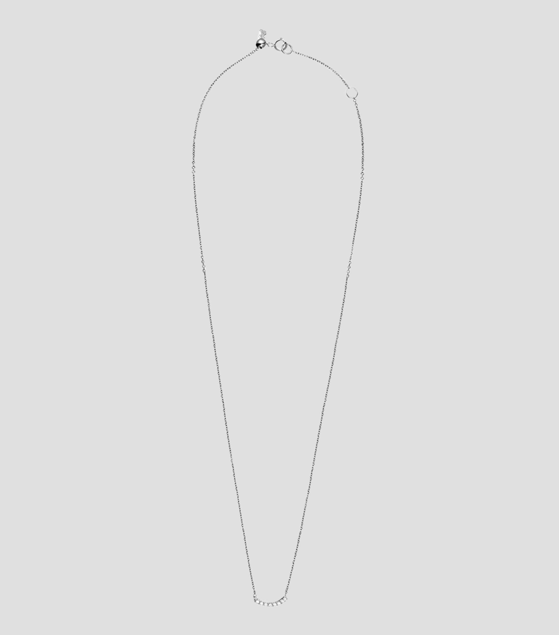 Collar en oro blanco con incrustaciones Les Classiques Mujer
