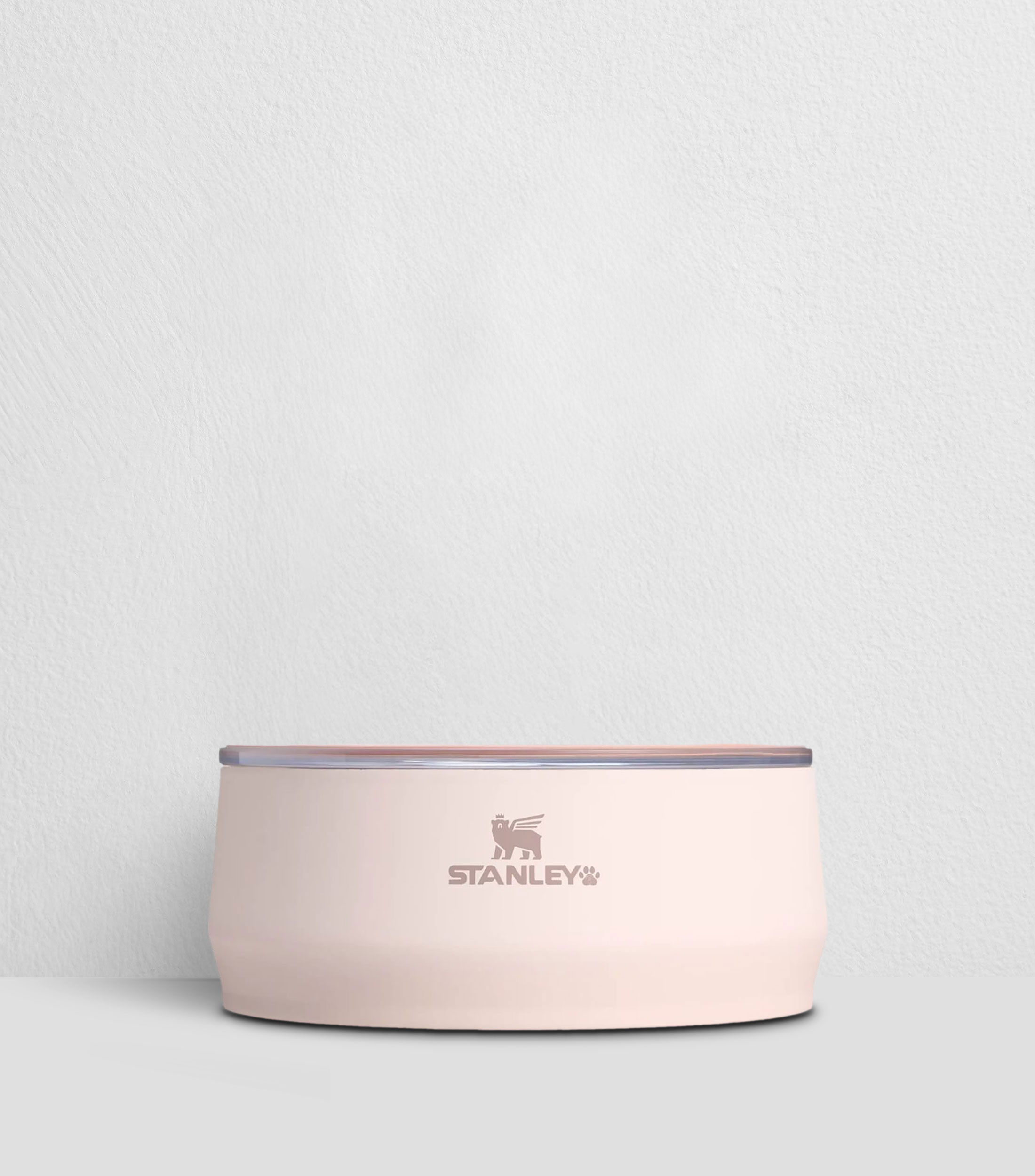 Bowl para mascota en acero inoxidable rosa cuarzo, 710 ml