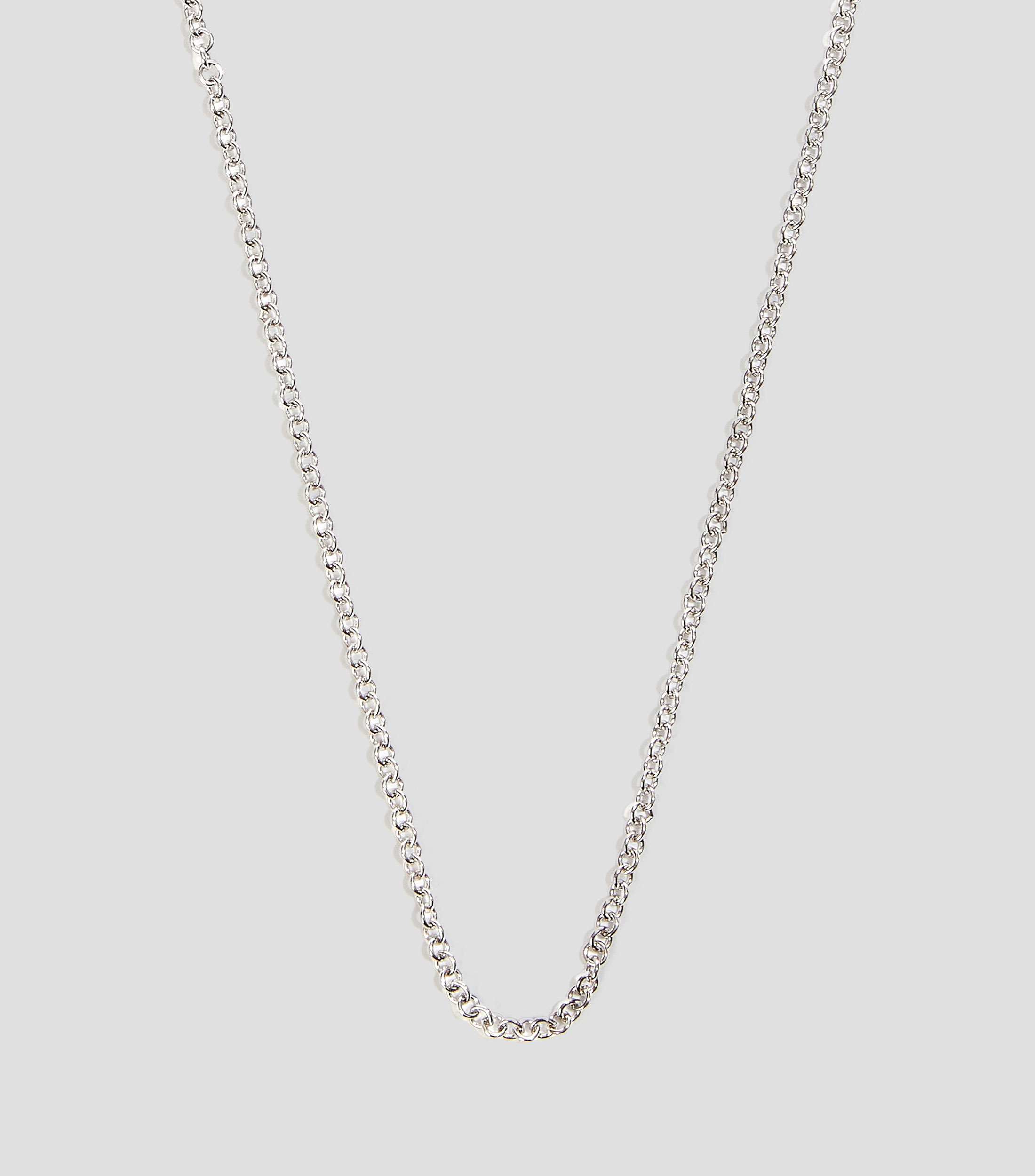 Cadena Ancla Calibre en plata .925 Mujer