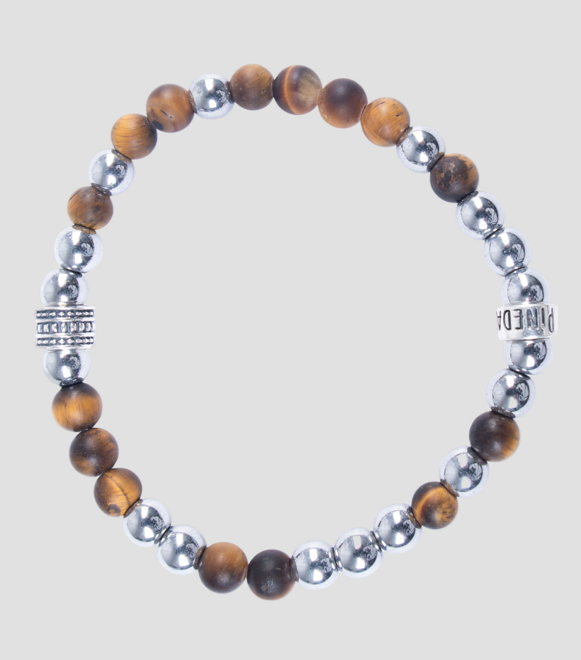 Hemys Brazalete De Hematita Para Hombre | Pulsera De Piedra Natural Masculina Inspirada En Vikingos