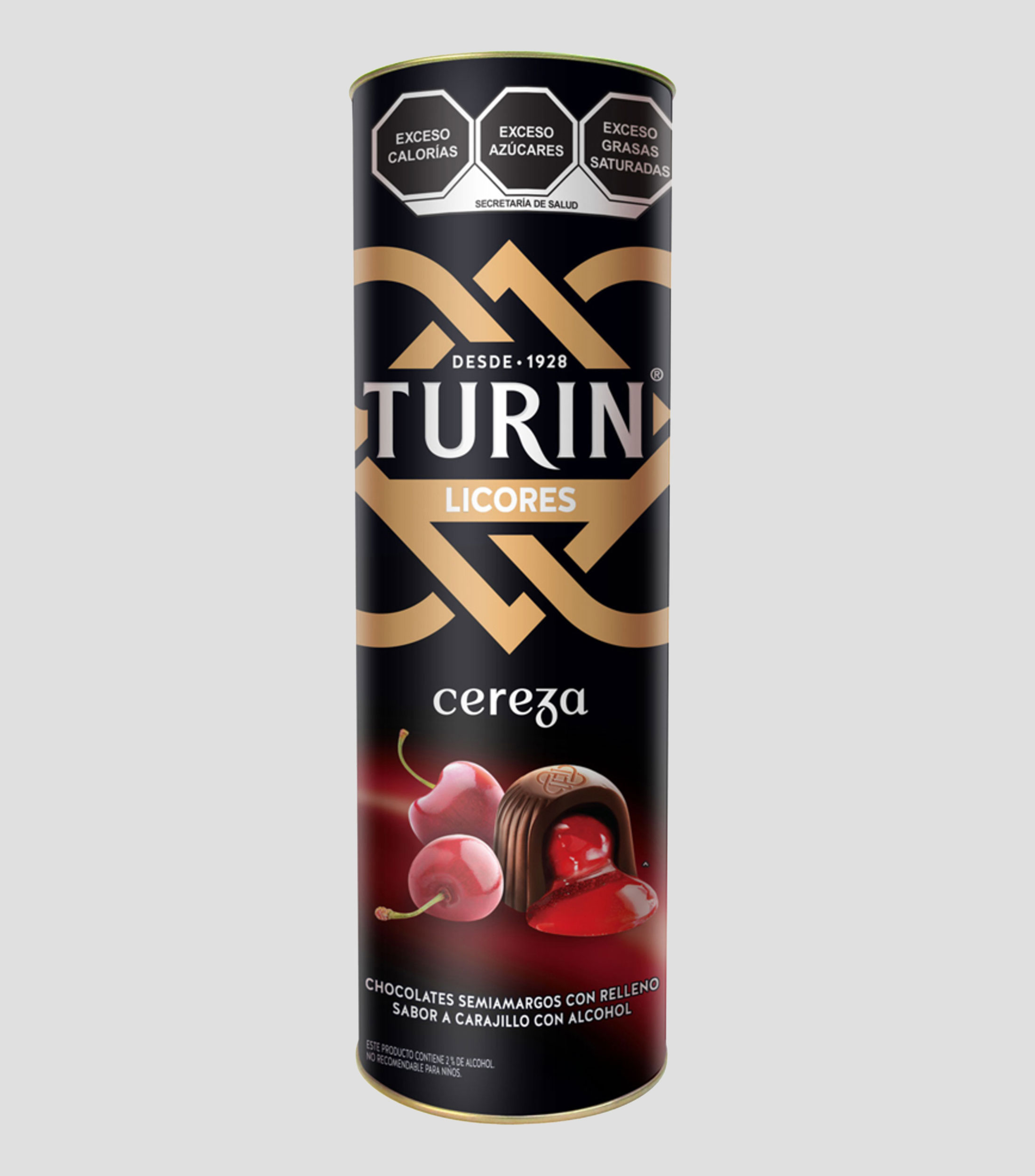 Chocolates licor Cereza Tubo,180 g
