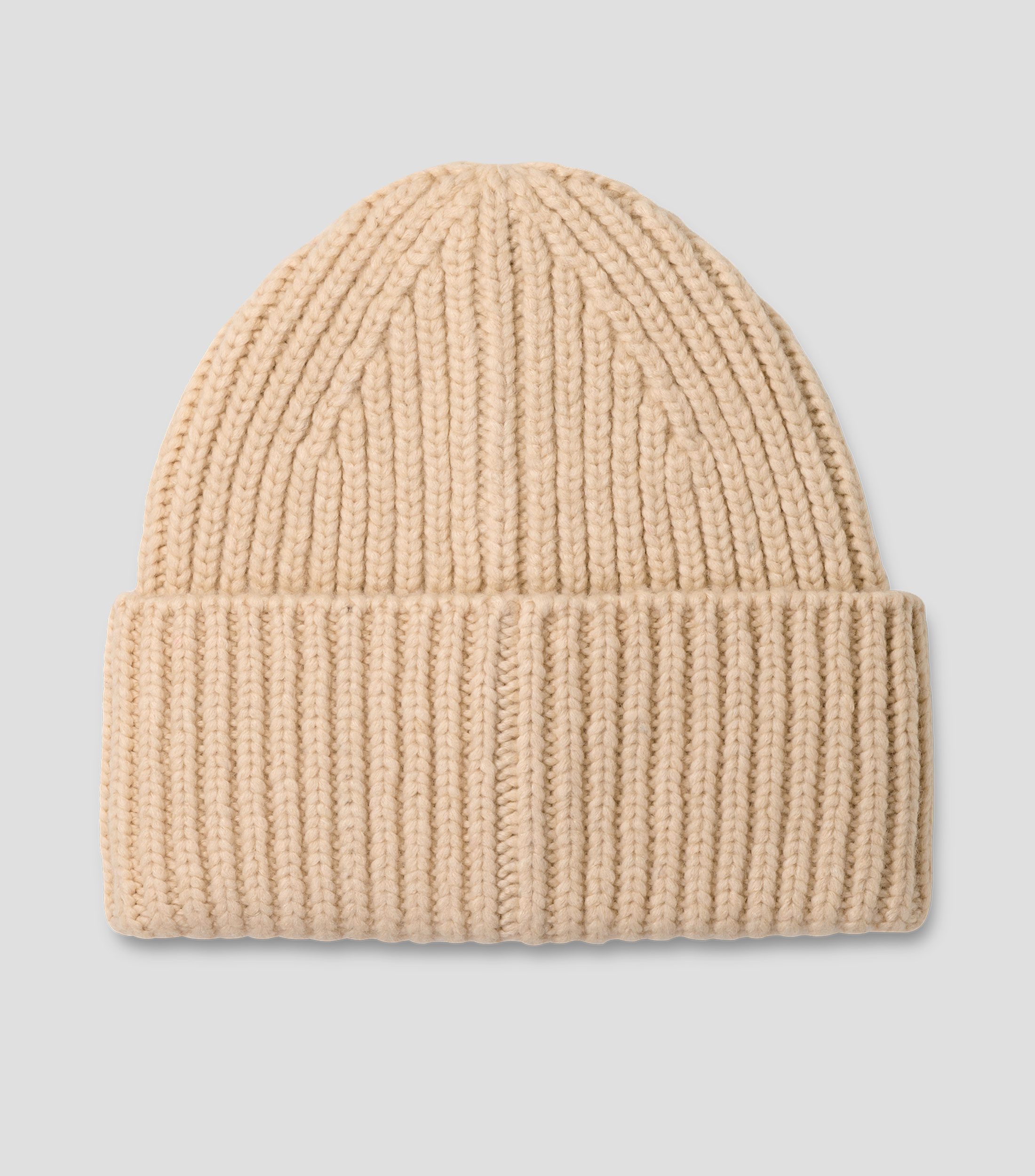 Gorro en tejido de punto liso Mujer