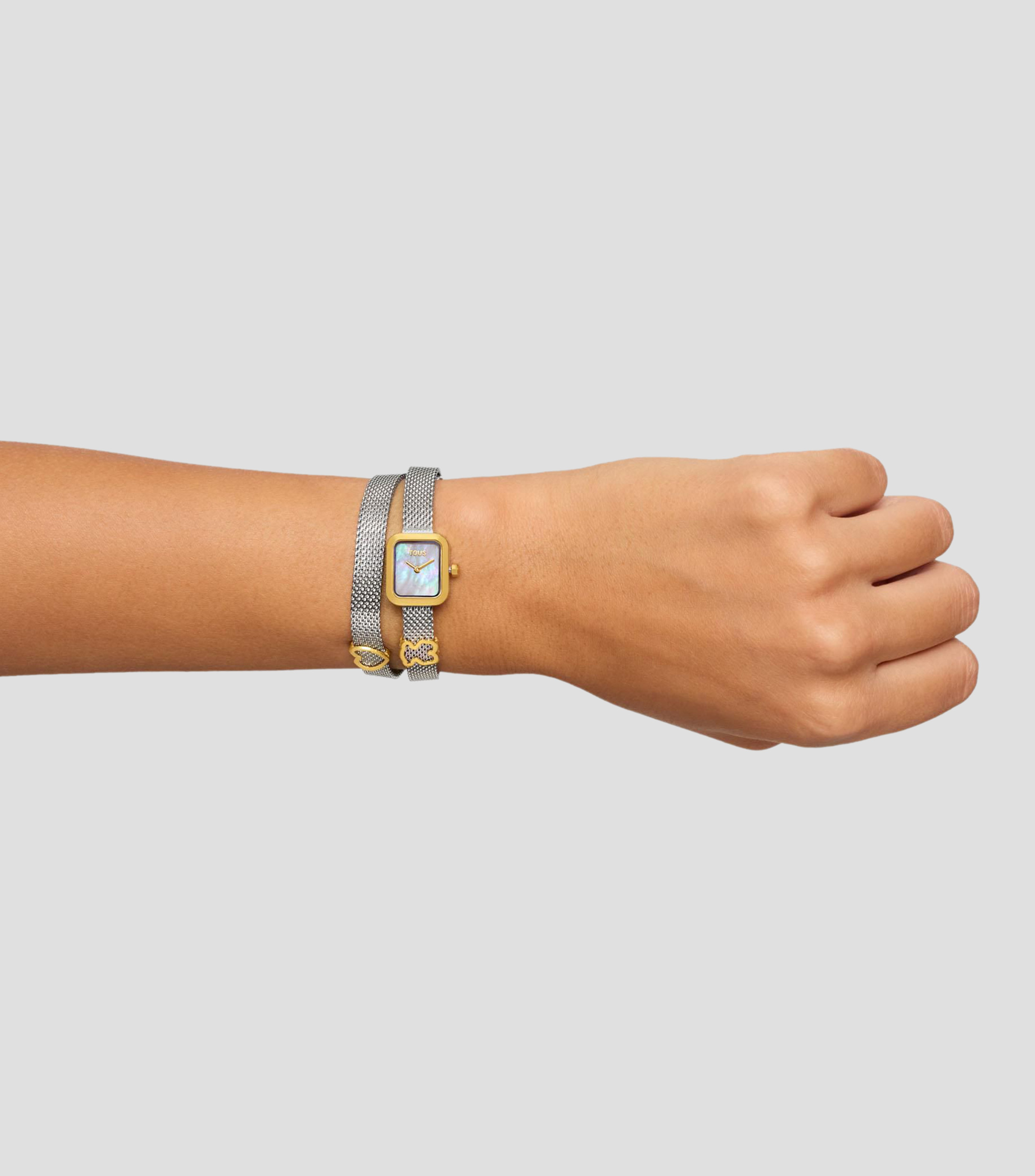 Reloj Para Mujer Icon Time Embraced Clásico Dorado, Plata