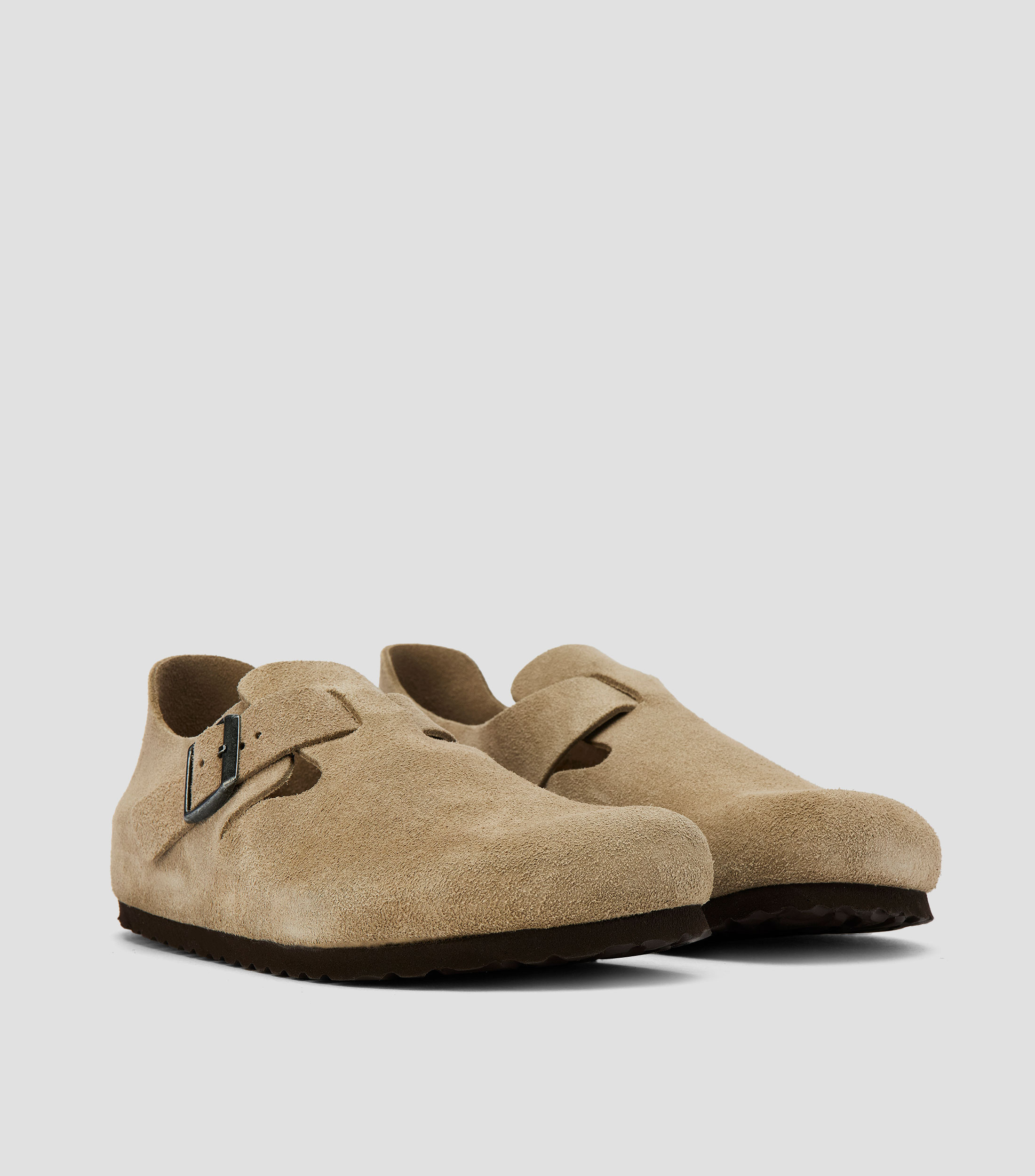 Zuecos en piel Hombre