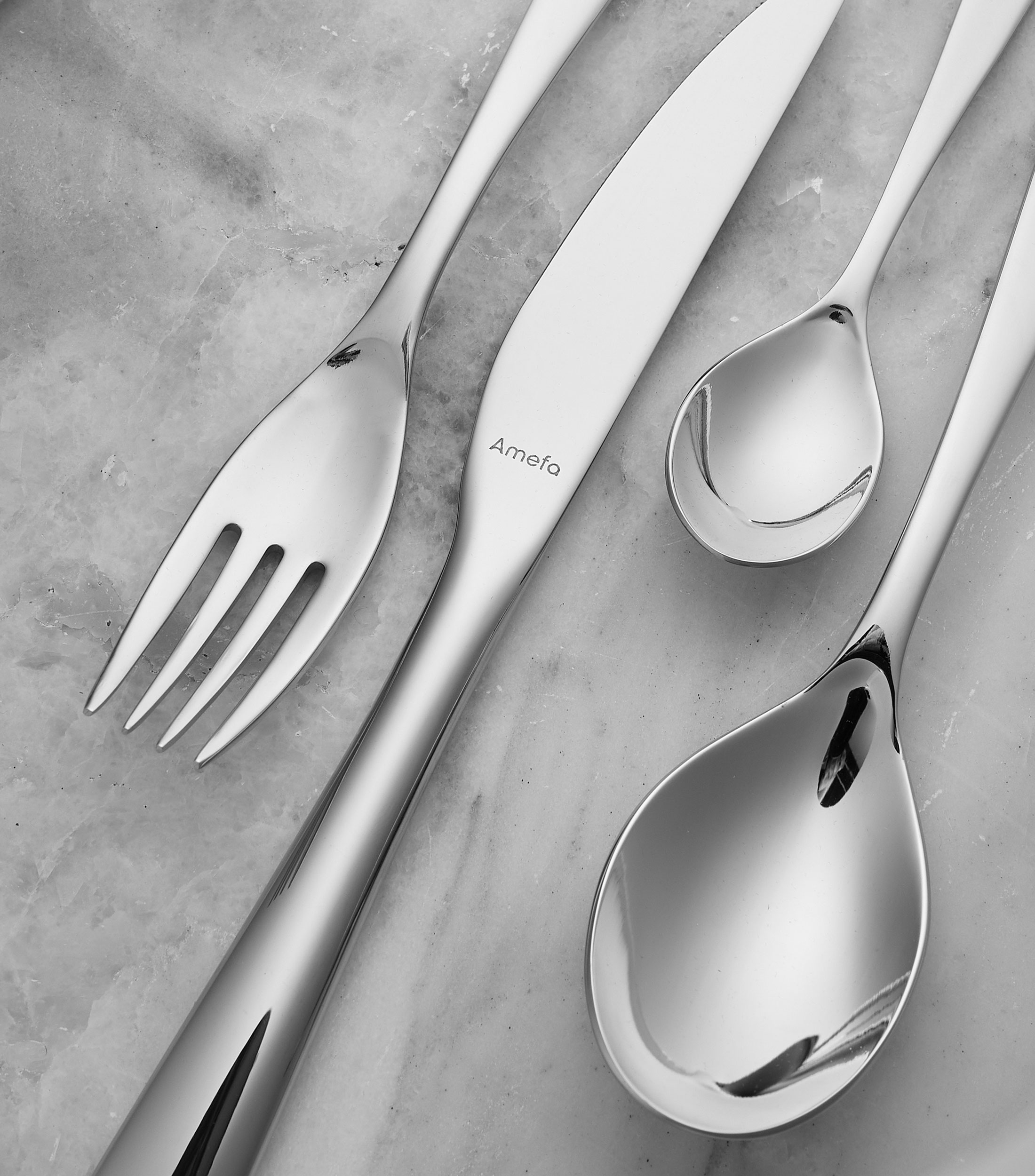 Set de cubiertos 24 piezas Opus en Acero Inoxidable