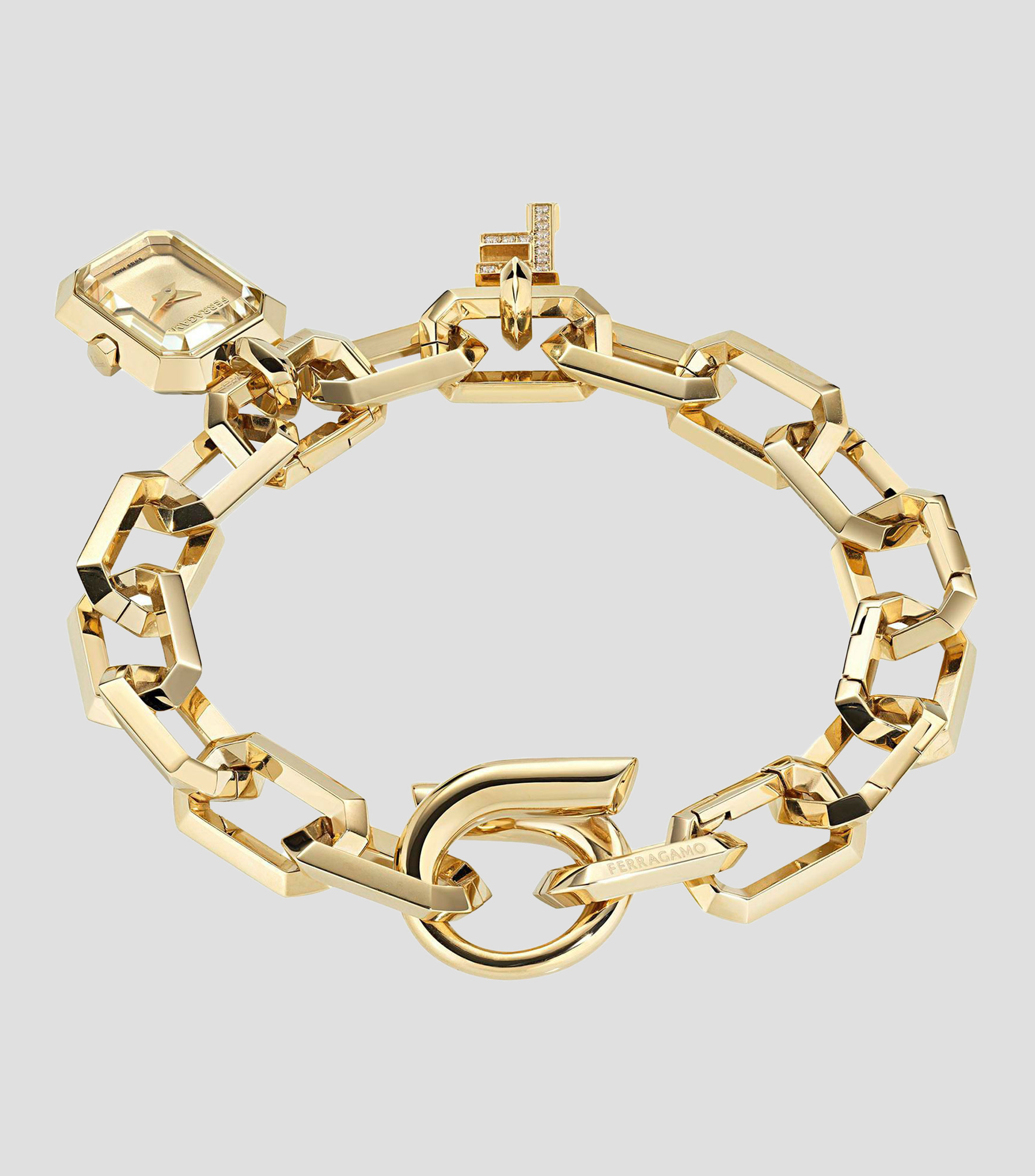 Reloj tipo charm para Mujer Casual Dorado