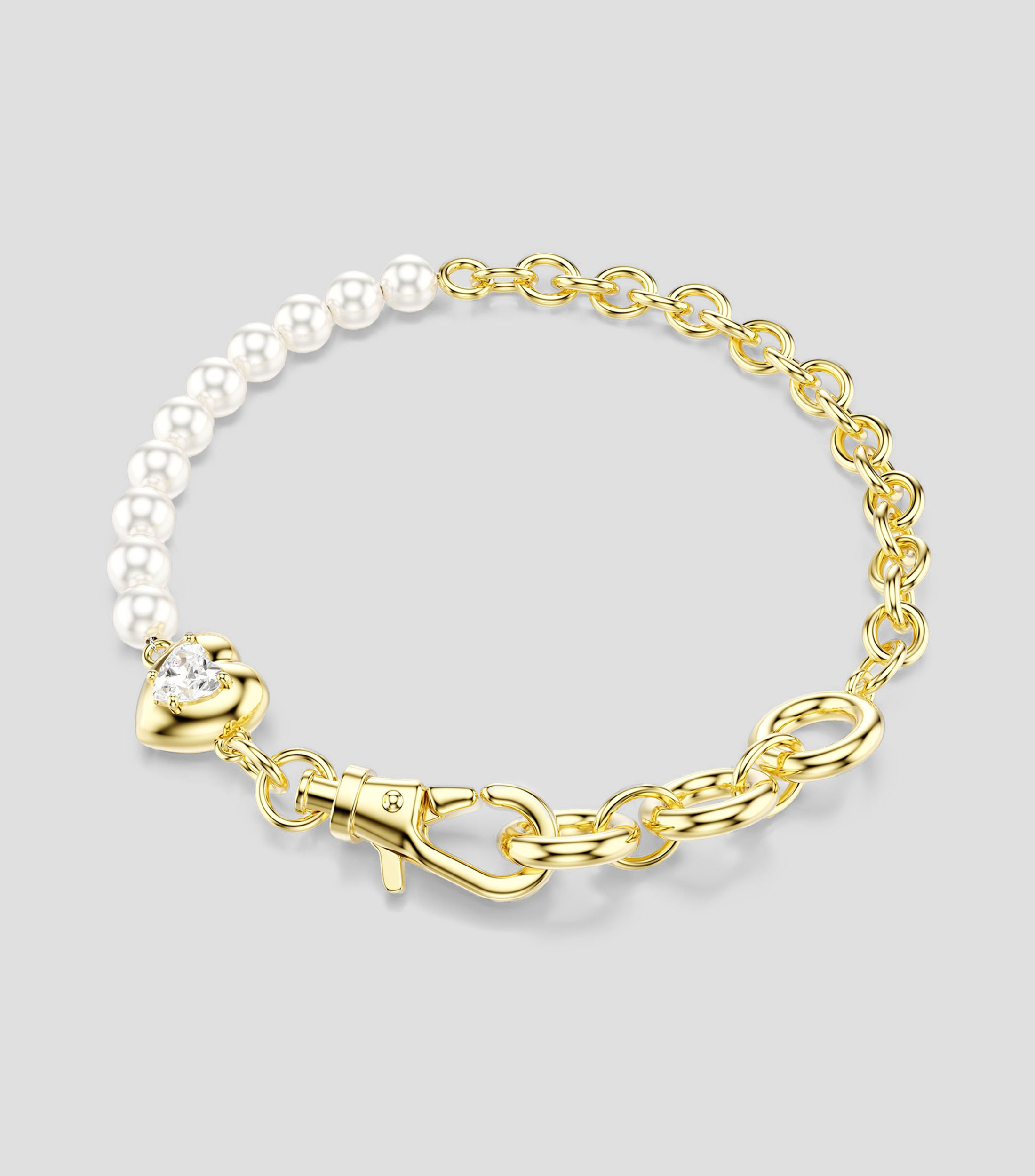 Brazalete Idyllia E Heart Idyllia con perlas Mujer