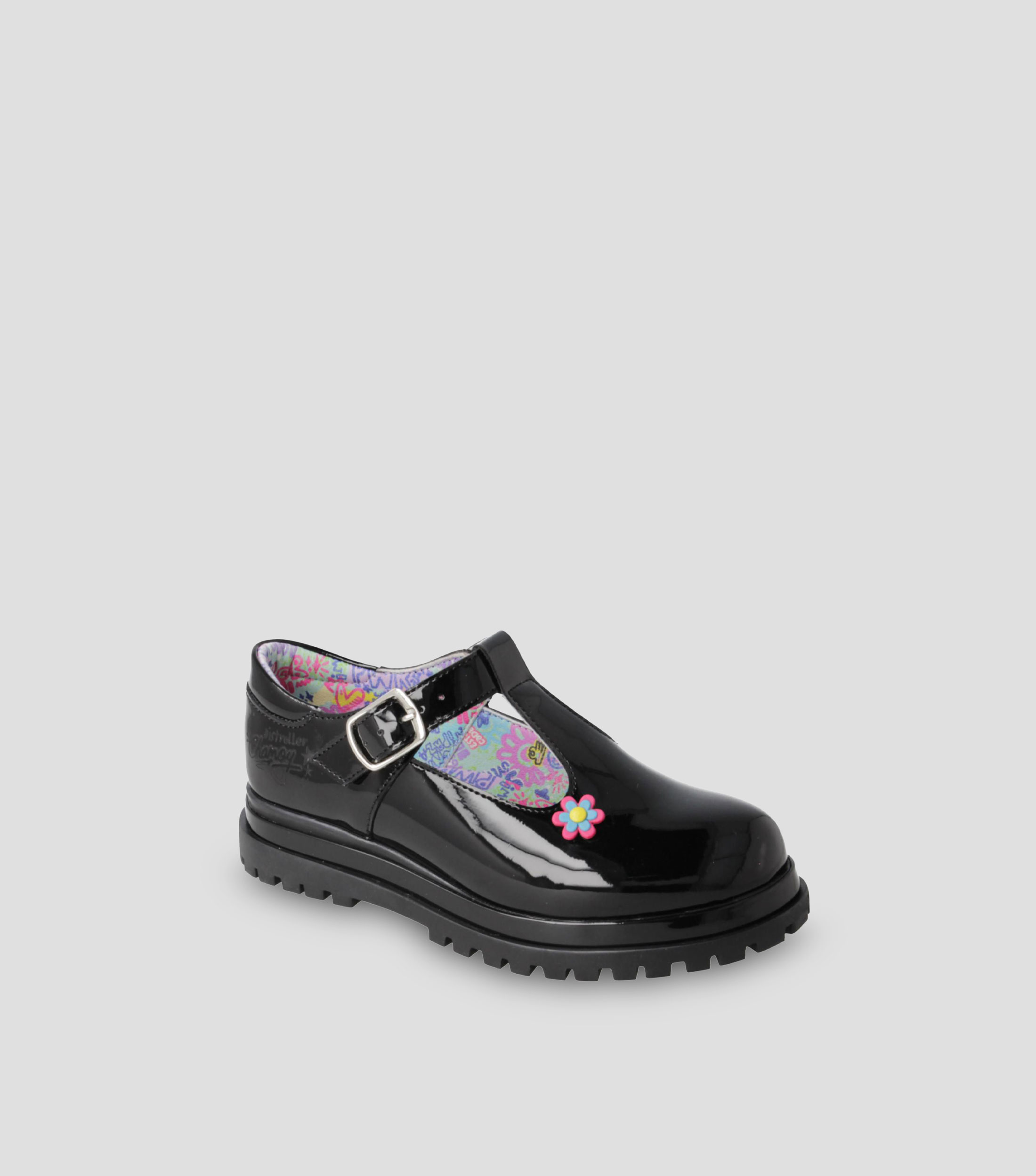 Zapatos escolares Mary Jane en charol Niña
