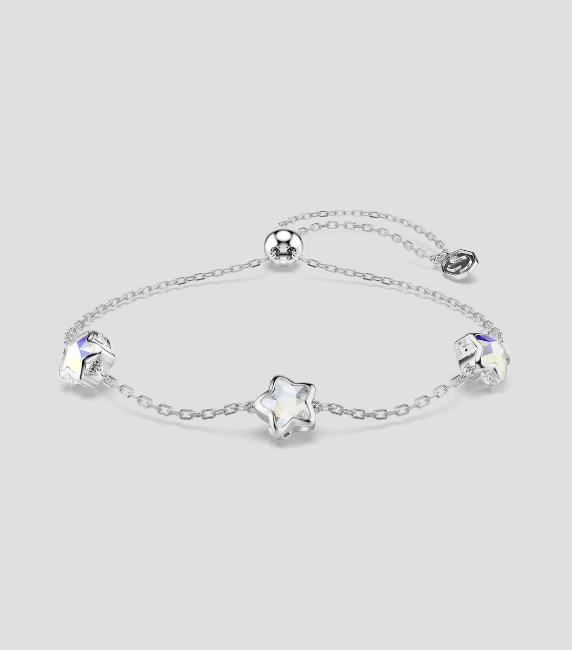 Brazalete con dijes de estrella y cristales incrustados Chroma Mujer