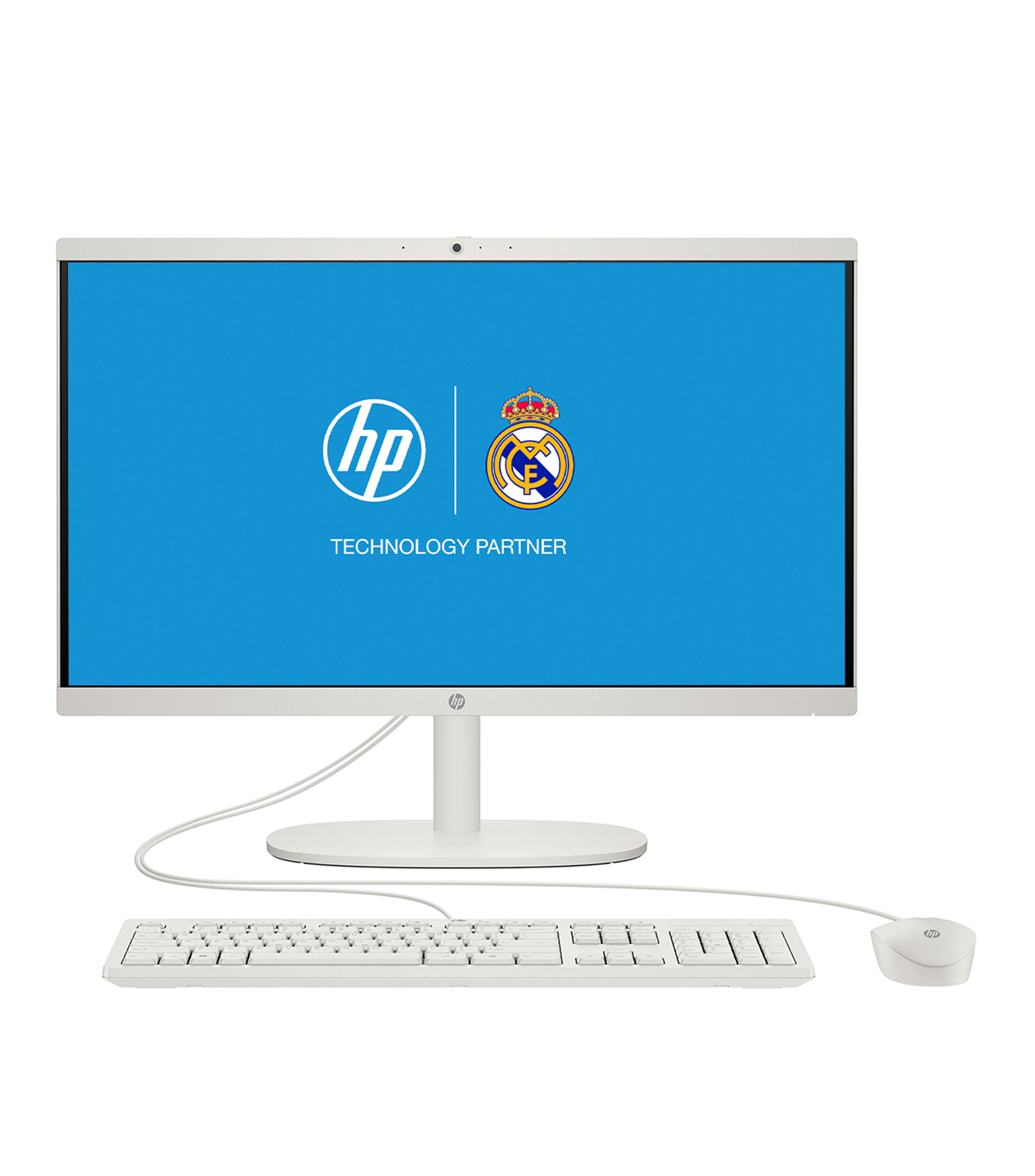 Computadora de Escritorio All-in-One,21,45", Intel UHD Graphics, Intel Core i3, RAM 8 GB, SSD 512 GB , Blanco Cachemir