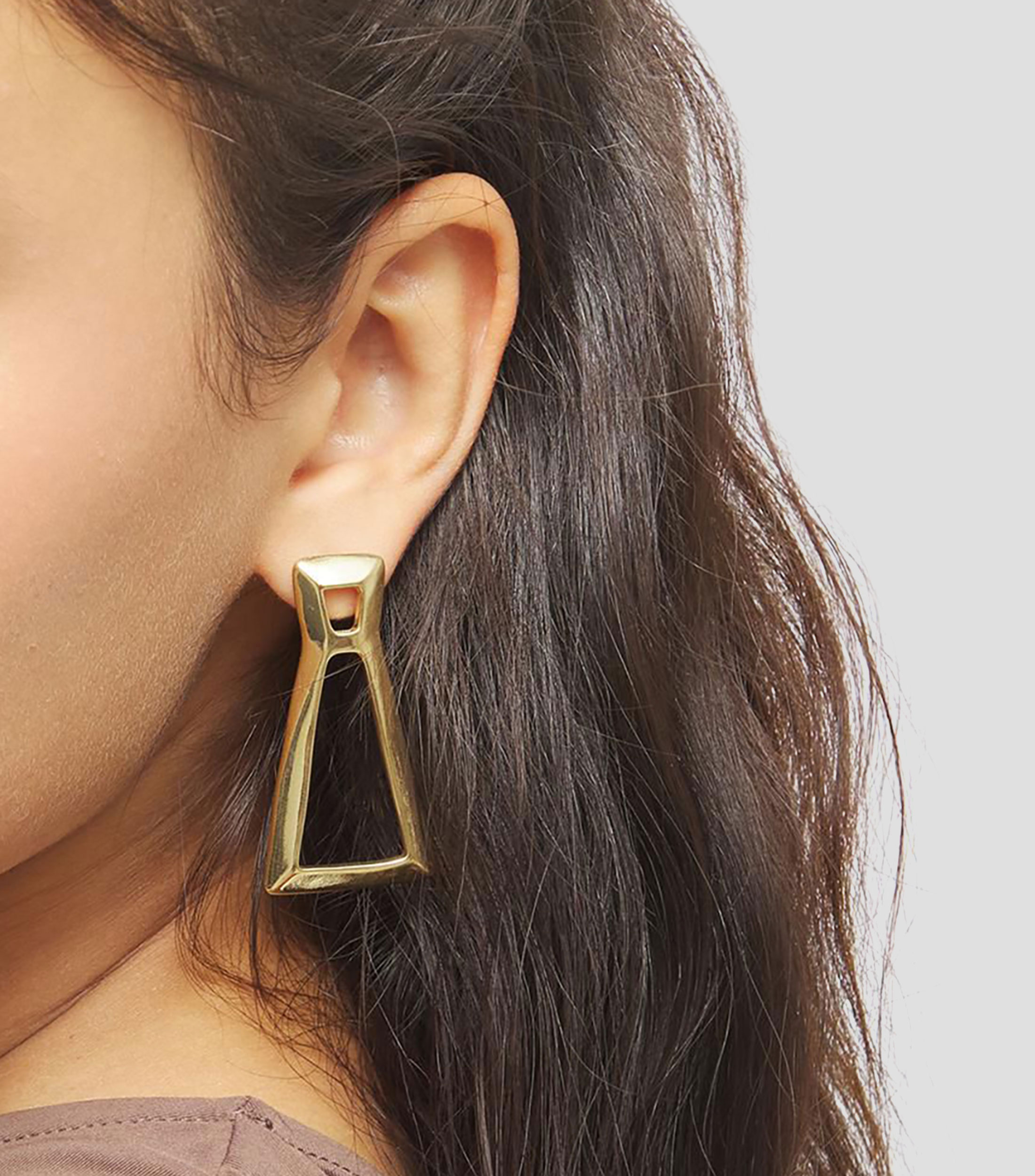 Pendientes en forma de triangulo Mujer